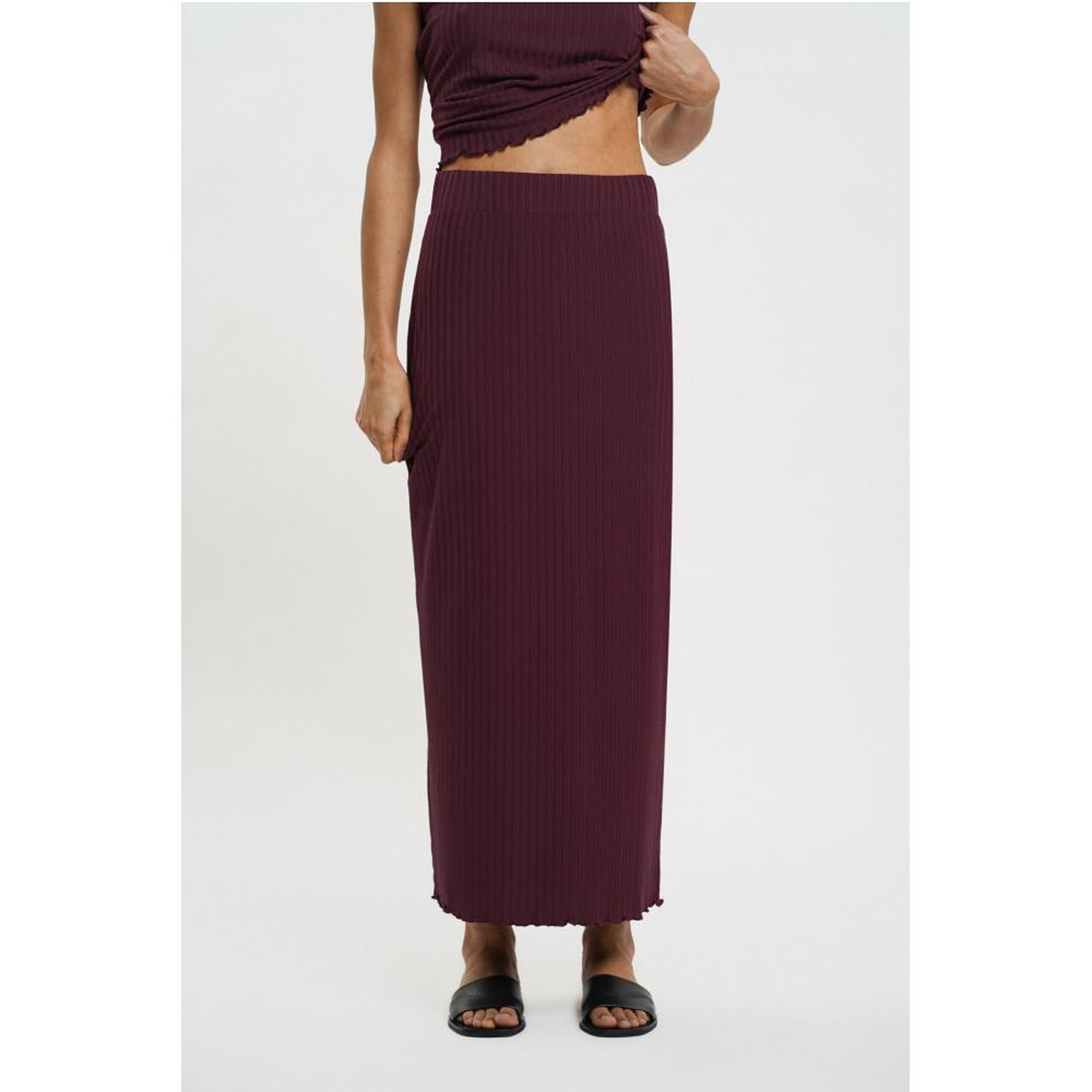 Coco Skirt - Wine