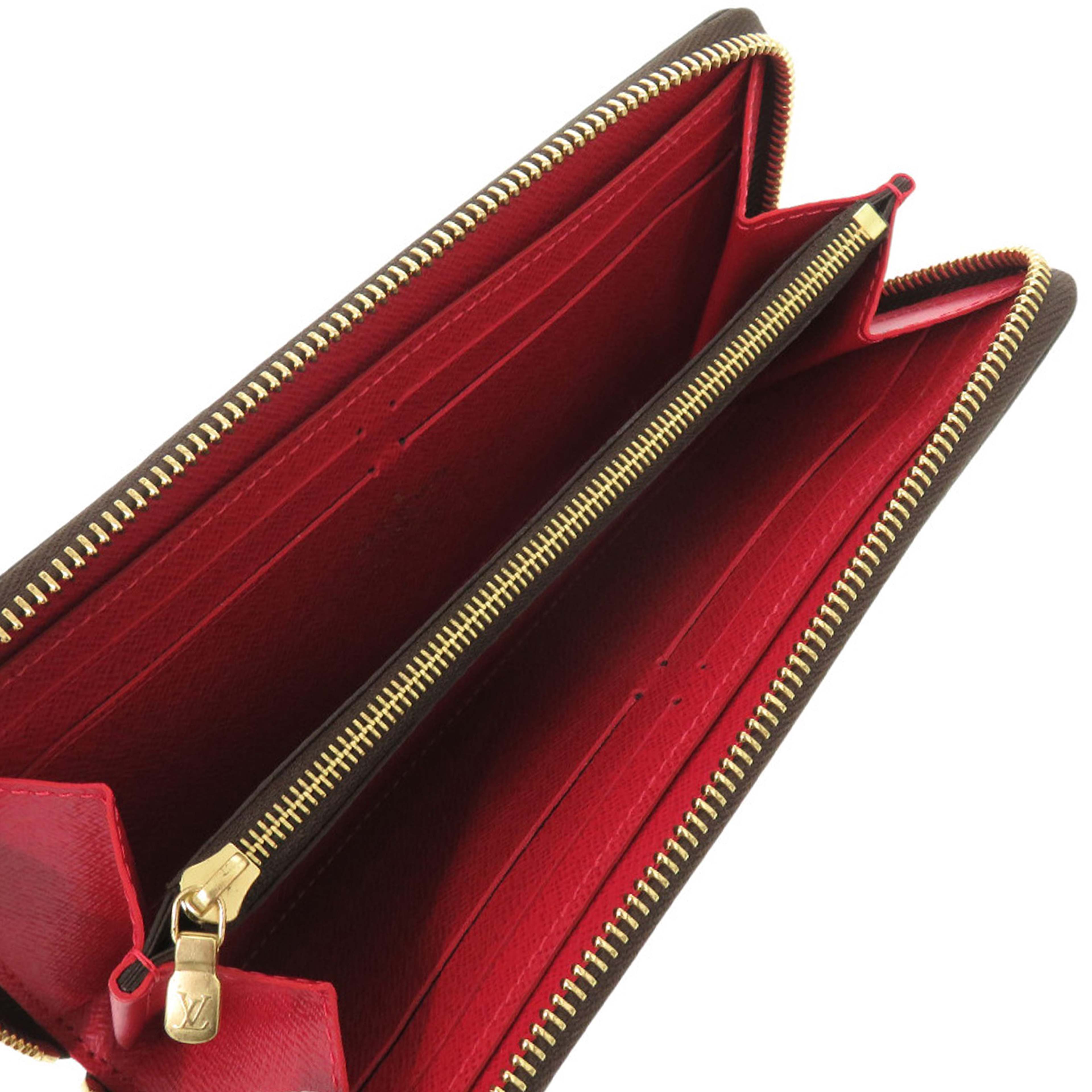 Louis Vuitton Damier Ebene Zippy Long Wallet, från Luxclusif, i färgen brun. Klicka för att öppna bilden i stort format