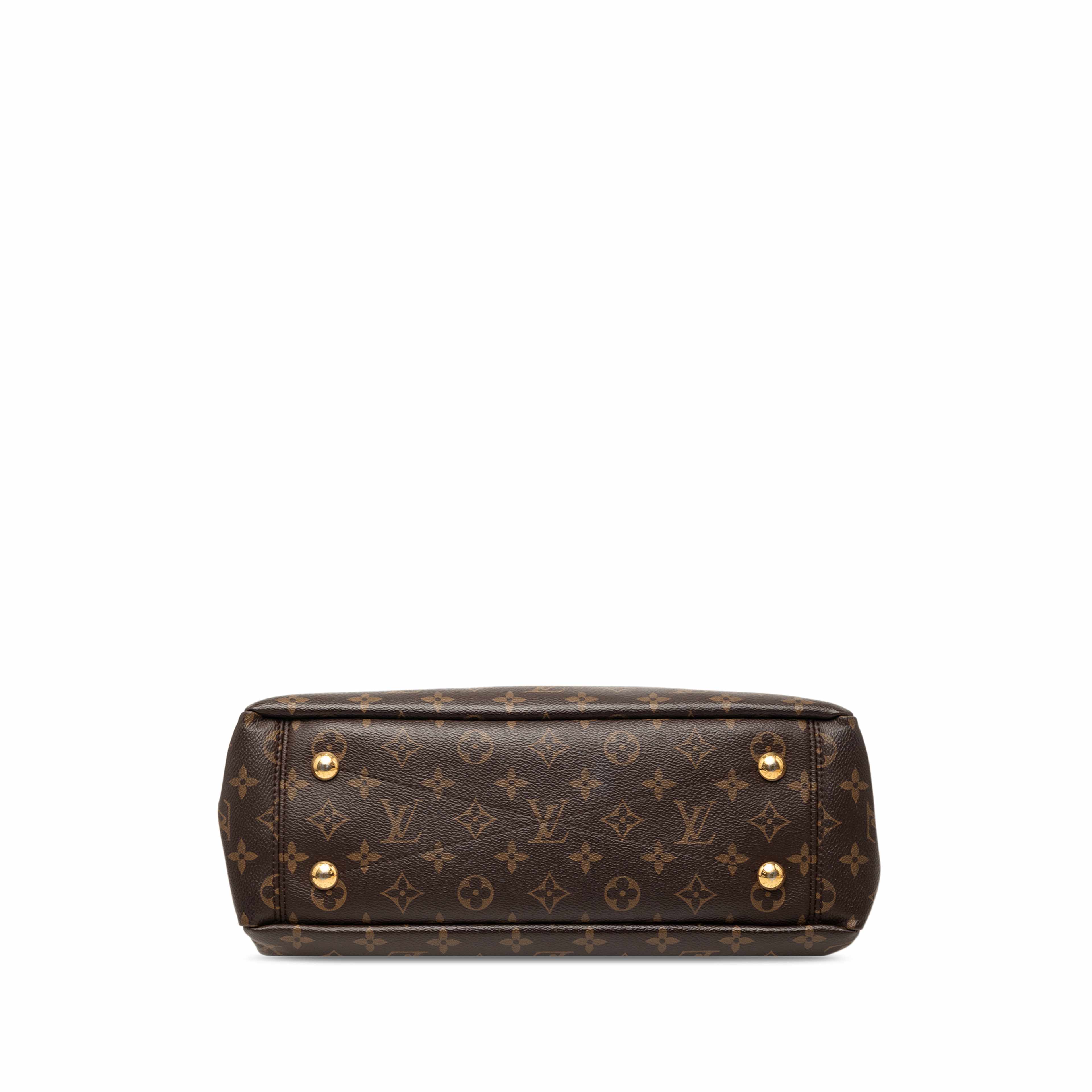 Louis Vuitton Monogram Pallas Shopper, från Luxclusif, i färgen brun. Klicka för att öppna bilden i stort format