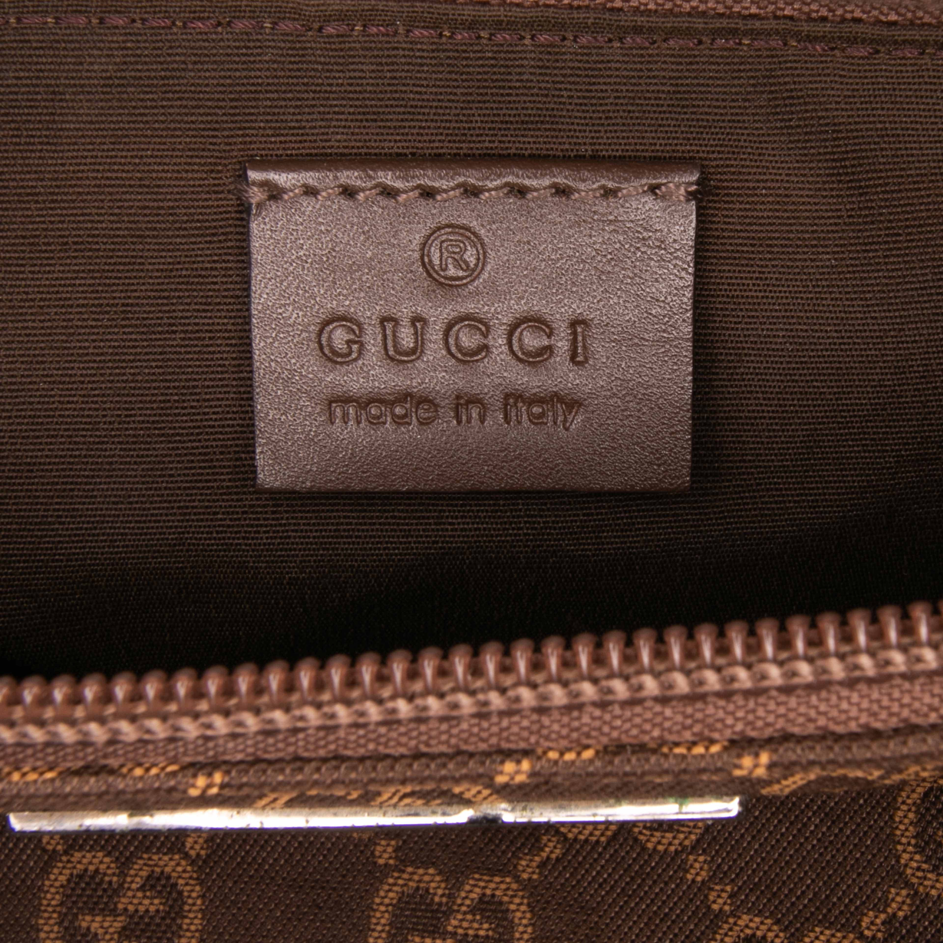 Gucci Gg Canvas Boat, från Luxclusif, i färgen brown. Klicka för att öppna bilden i stort format