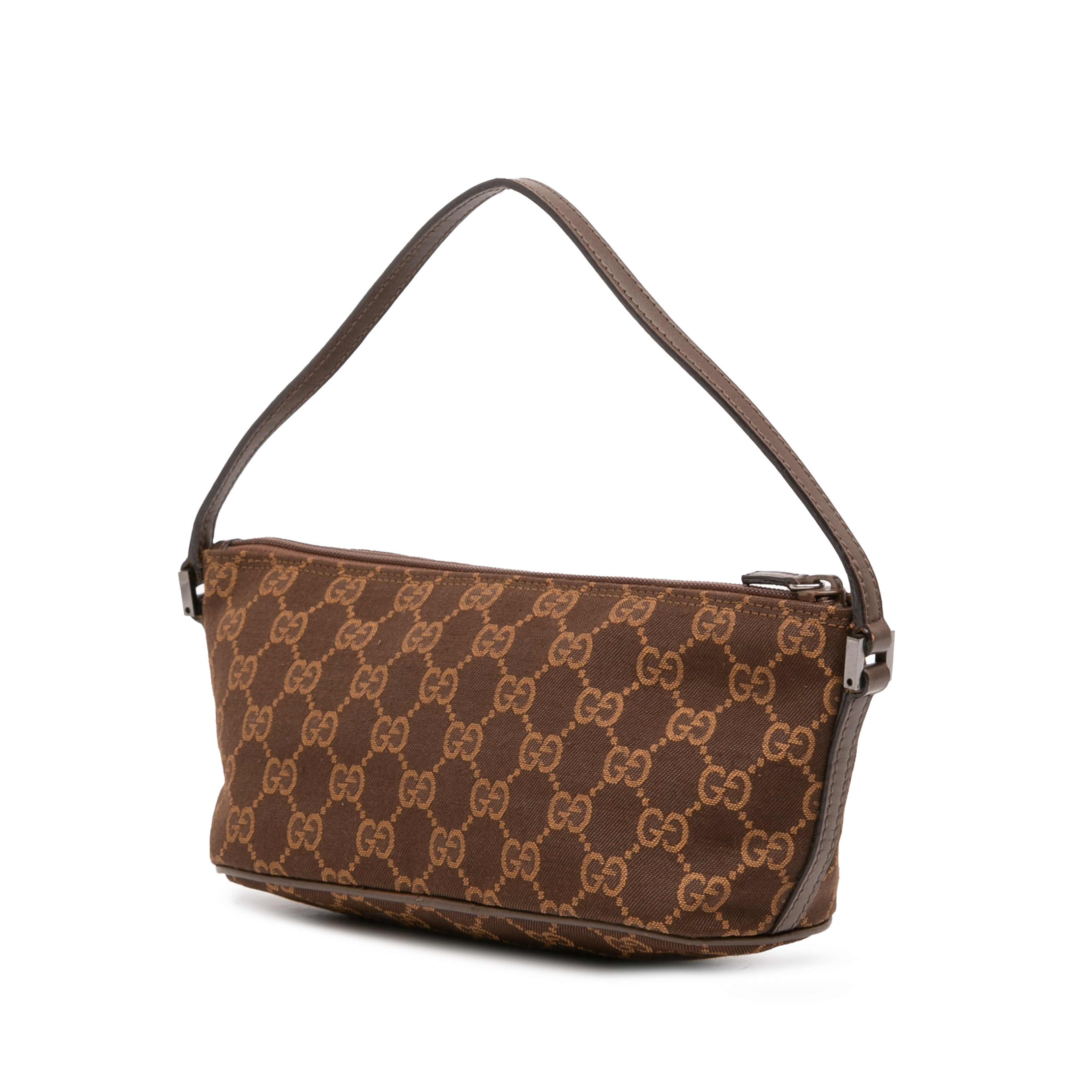 Gucci Gg Canvas Boat, från Luxclusif, i färgen brown. Klicka för att öppna bilden i stort format