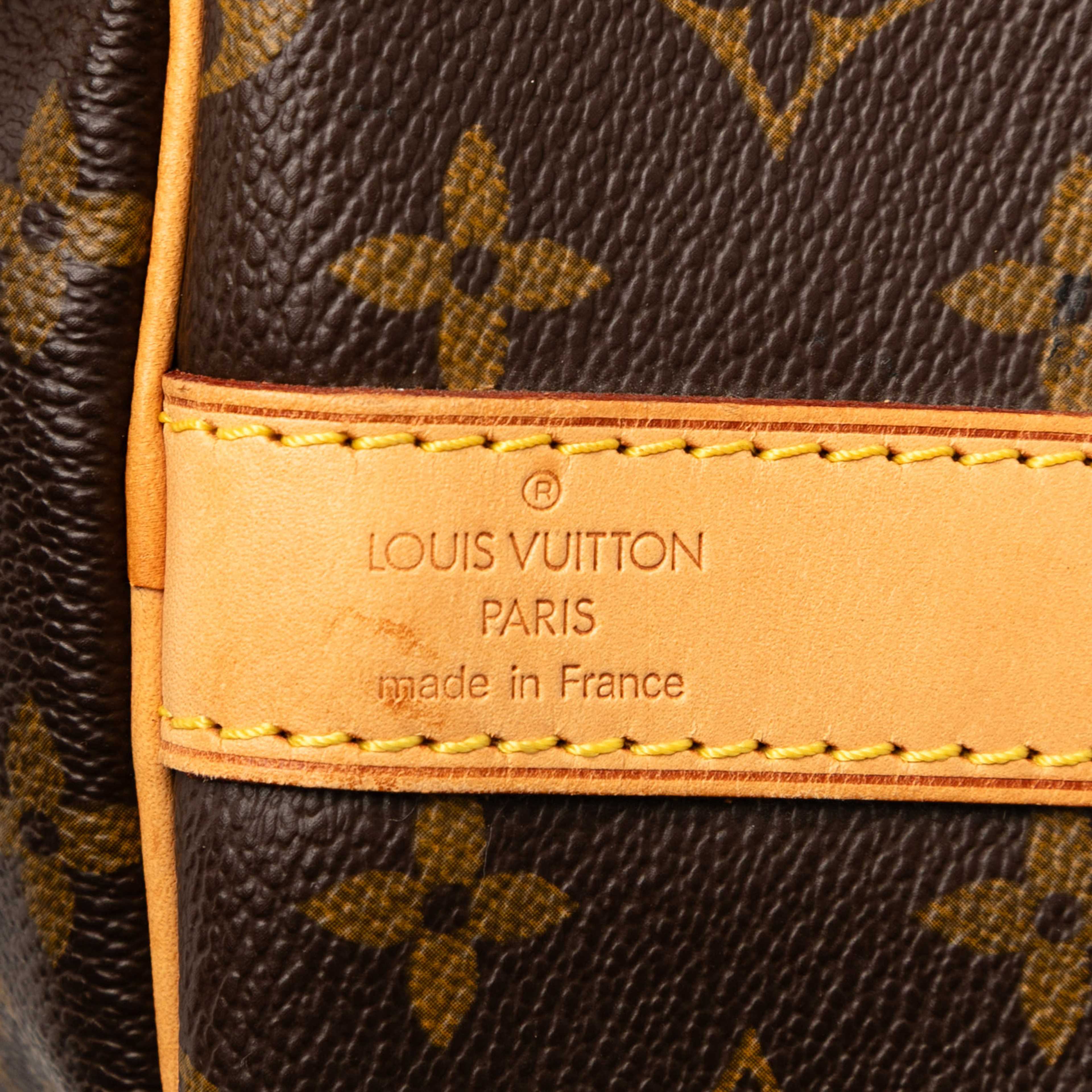 Louis Vuitton Monogram Keepall Bandouliere 60, från Luxclusif, i färgen brown. Klicka för att öppna bilden i stort format