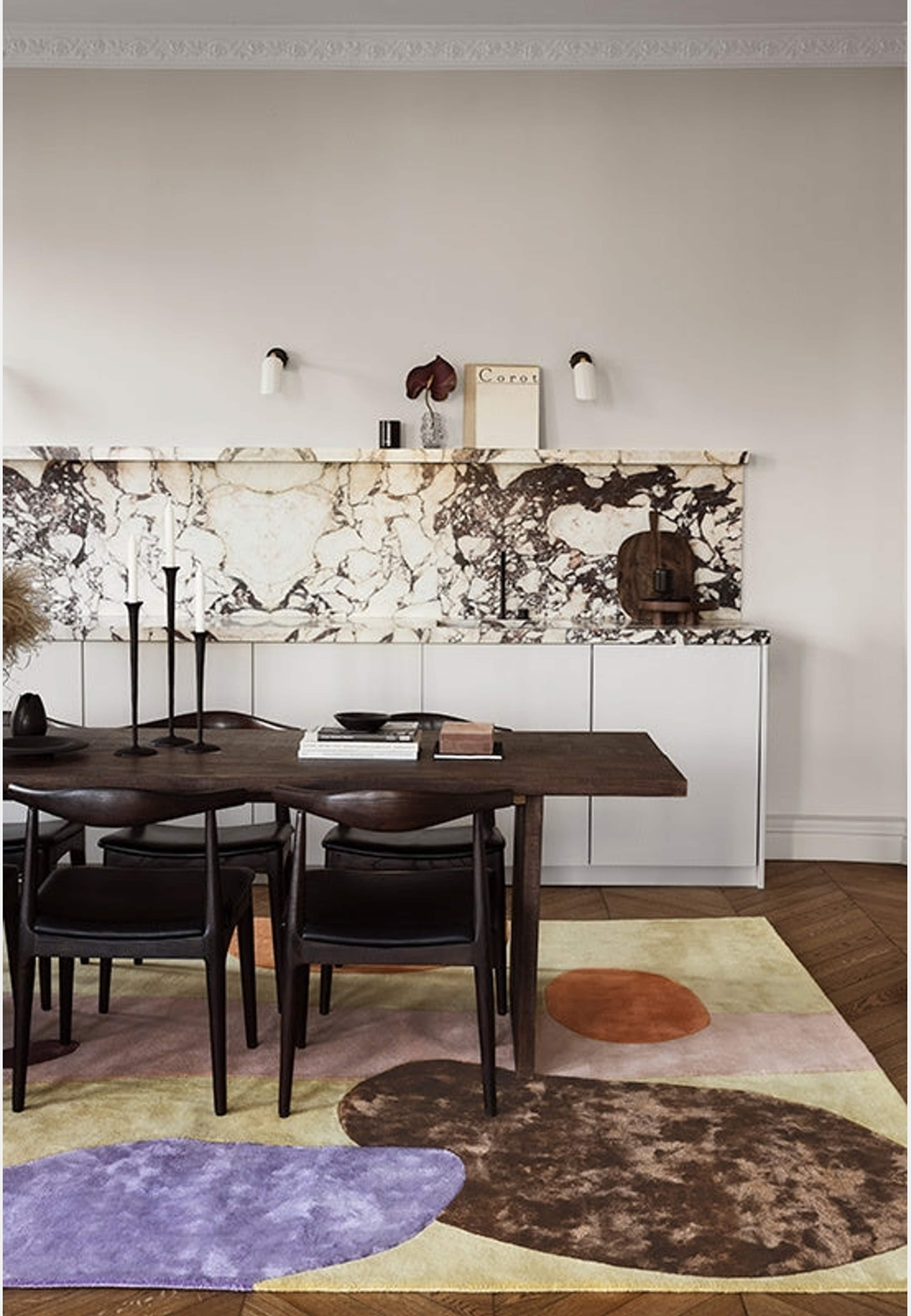 Magical Garden Ullmatta 280x270 cm, från Layered, i färgen beige. Klicka för att öppna bilden i stort format