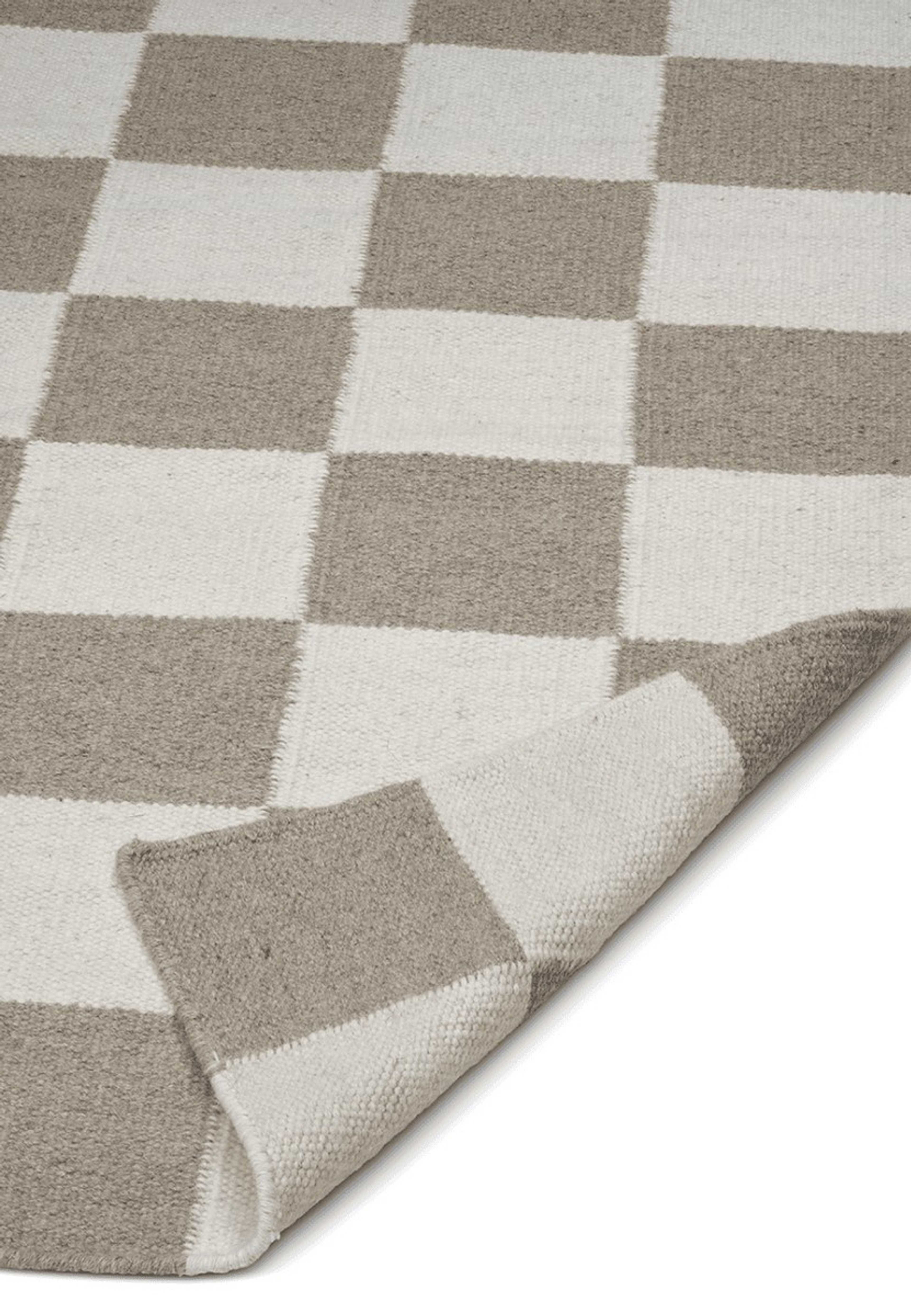 Gångmatta Square 80x200cm, från Classic Collection, i färgen vit/natur. Klicka för att öppna bilden i stort format