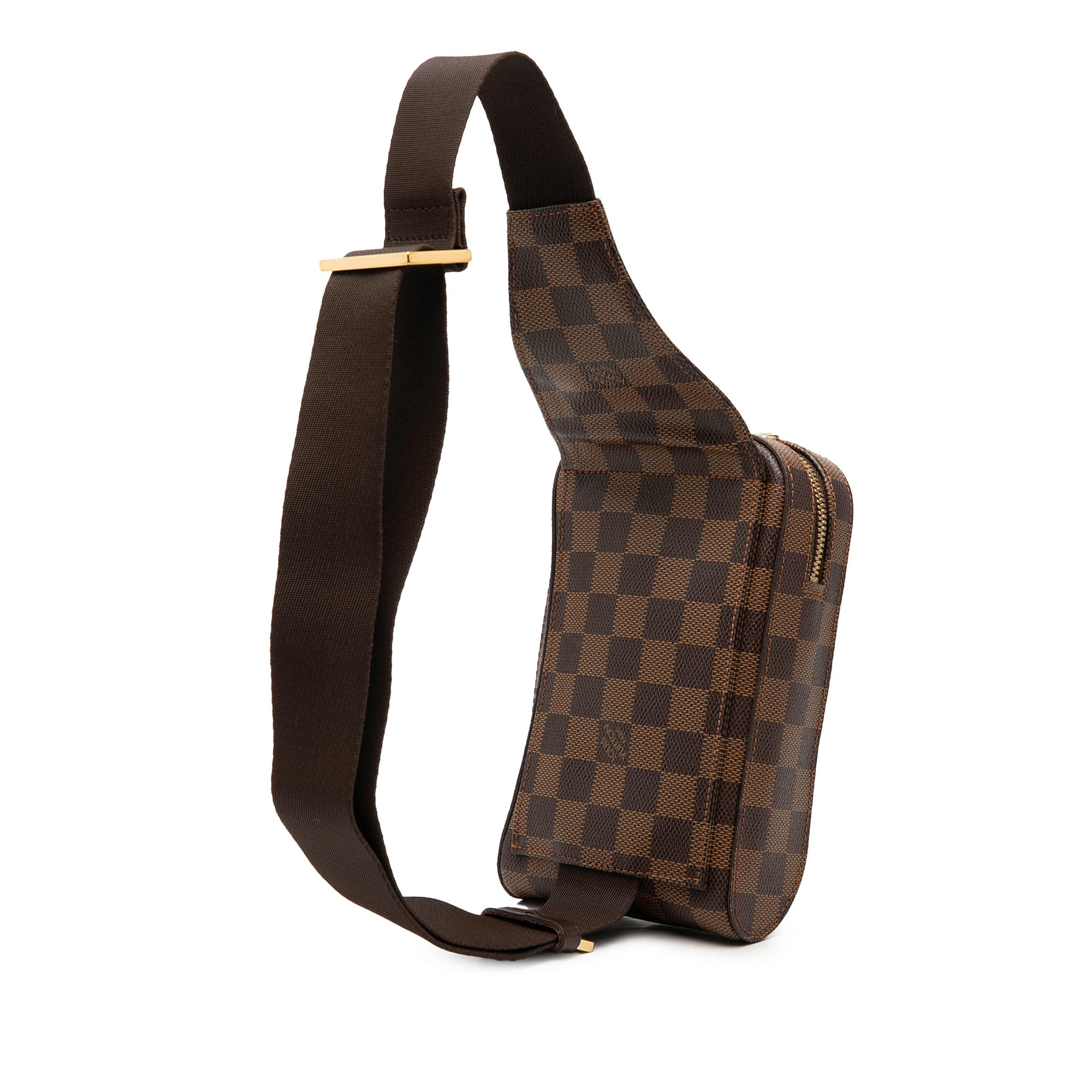 Louis Vuitton Damier Ebene Geronimos, från Luxclusif, i färgen brun. Klicka för att öppna bilden i stort format