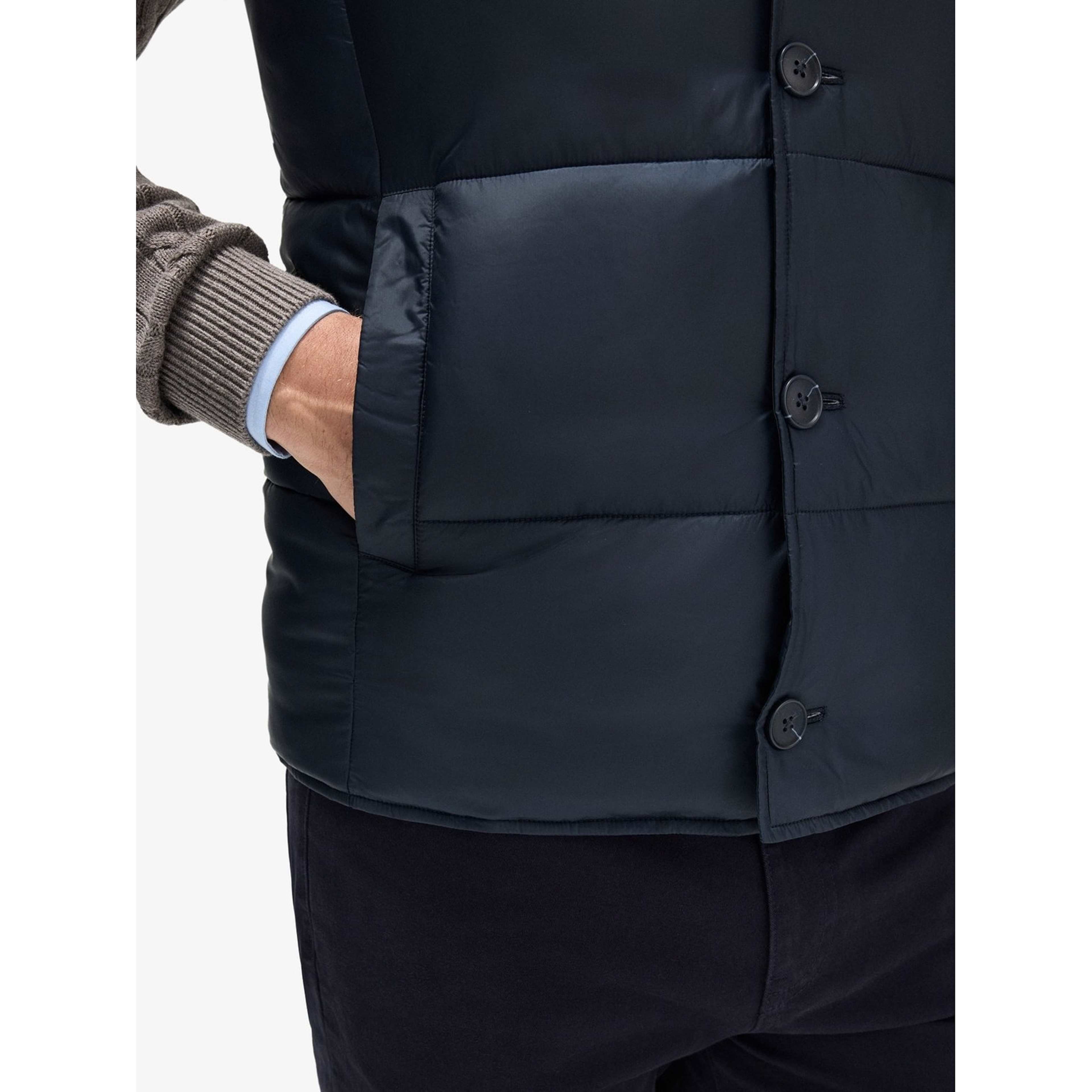 Navy Blue Puffer Vest Porto