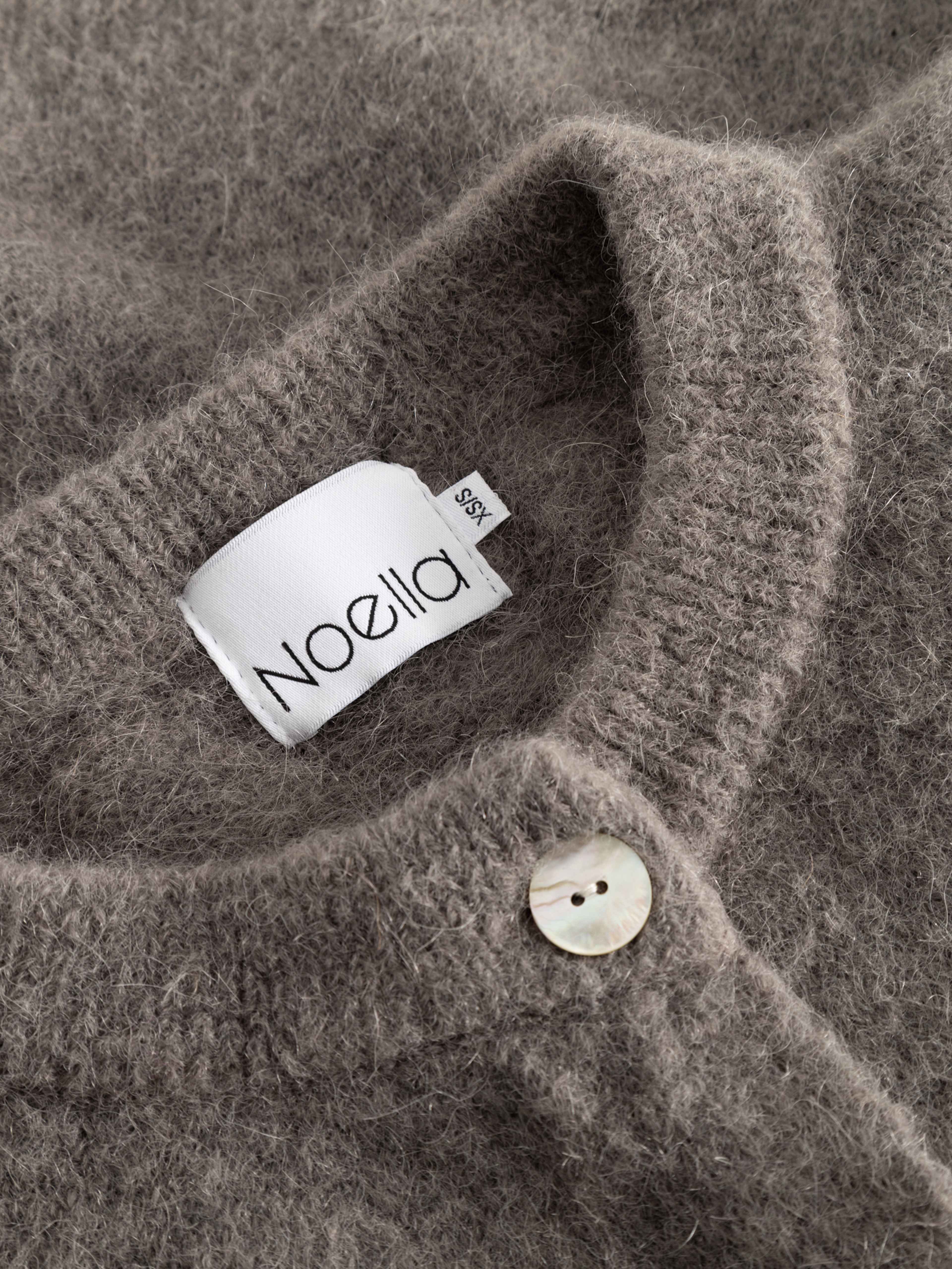 Kae Ss Knit Cardigan - Coffee