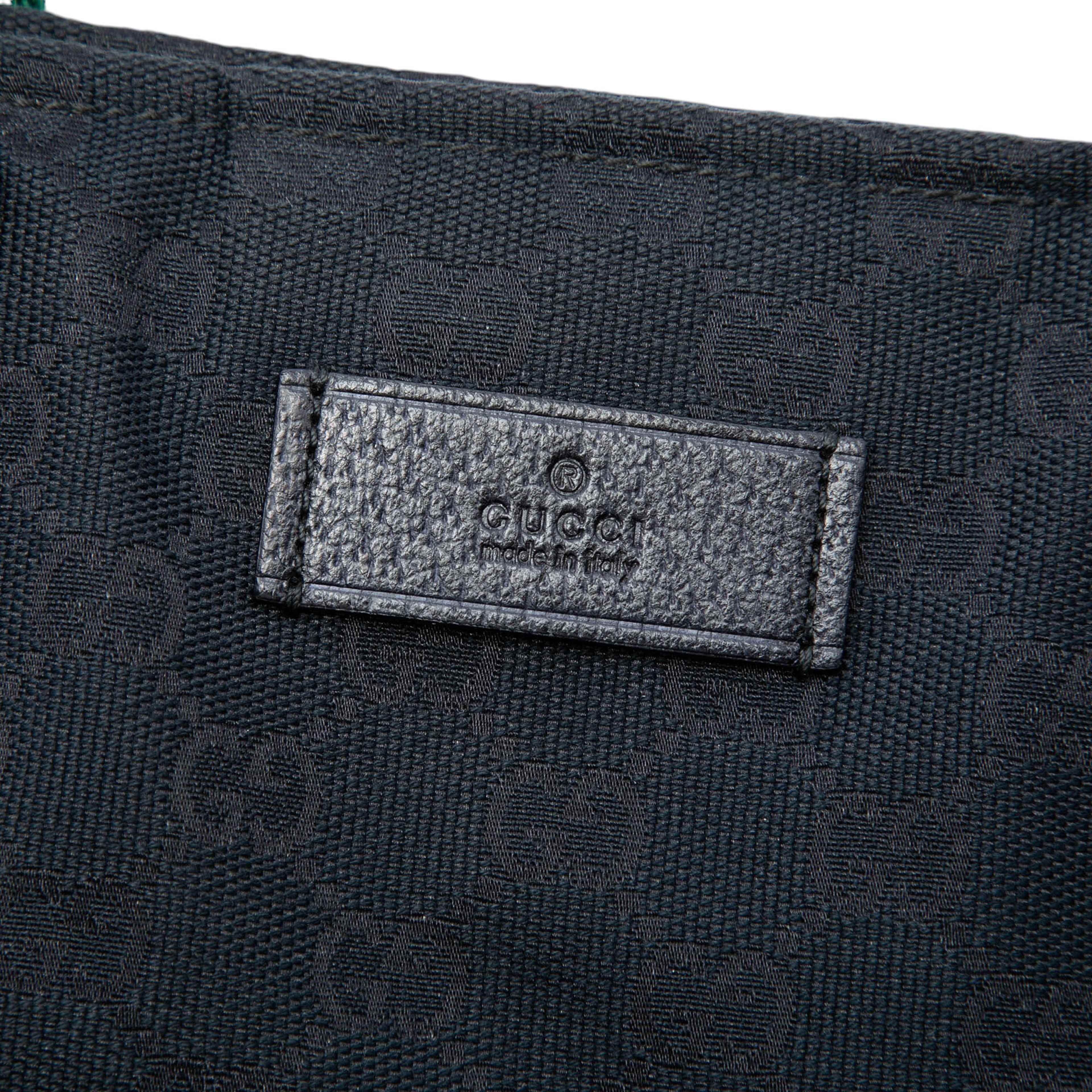 Gucci Gg Canvas Web Tote, från Luxclusif, i färgen blå. Klicka för att öppna bilden i stort format