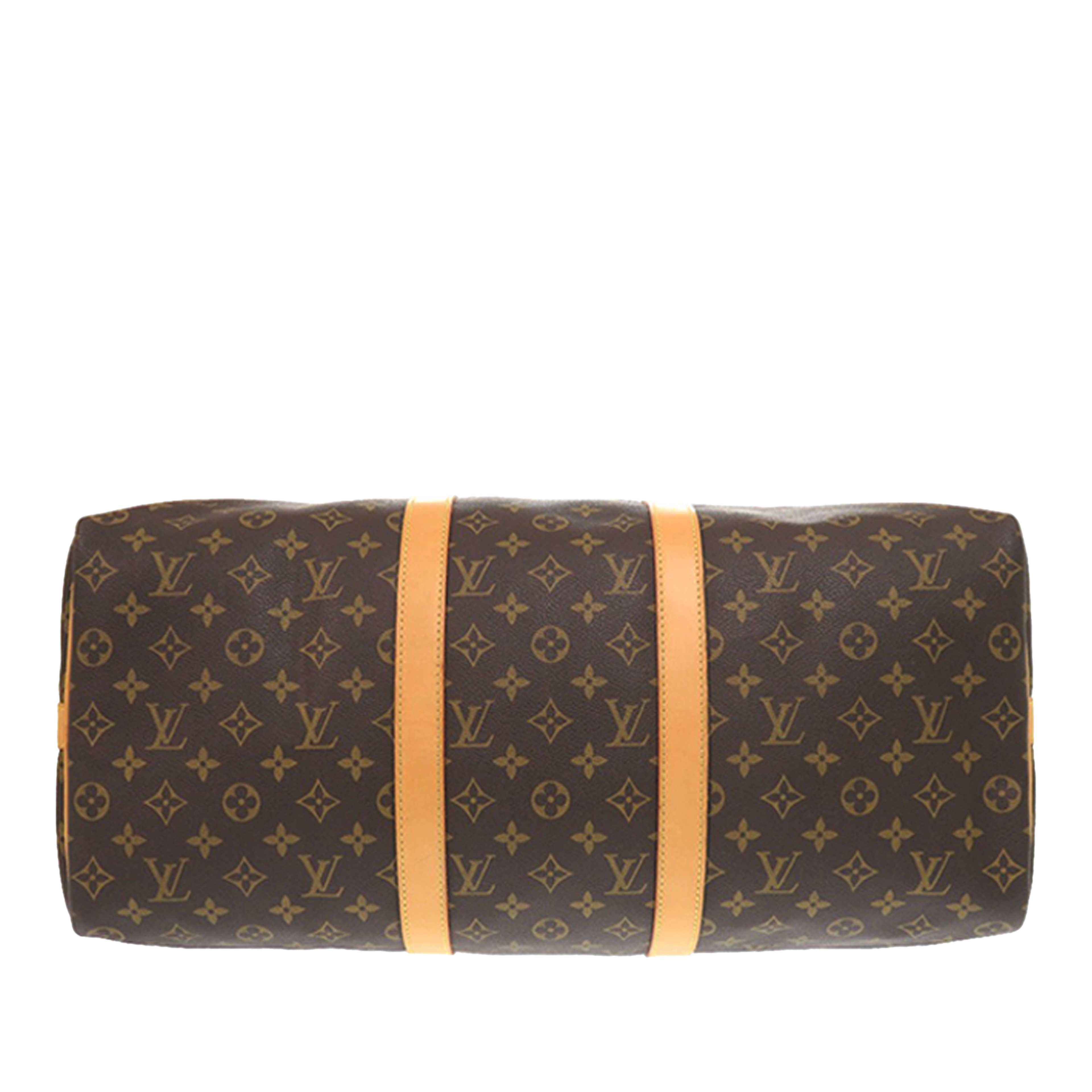 Louis Vuitton Monogram Keepall Bandouliere 50, från Luxclusif, i färgen brown. Klicka för att öppna bilden i stort format