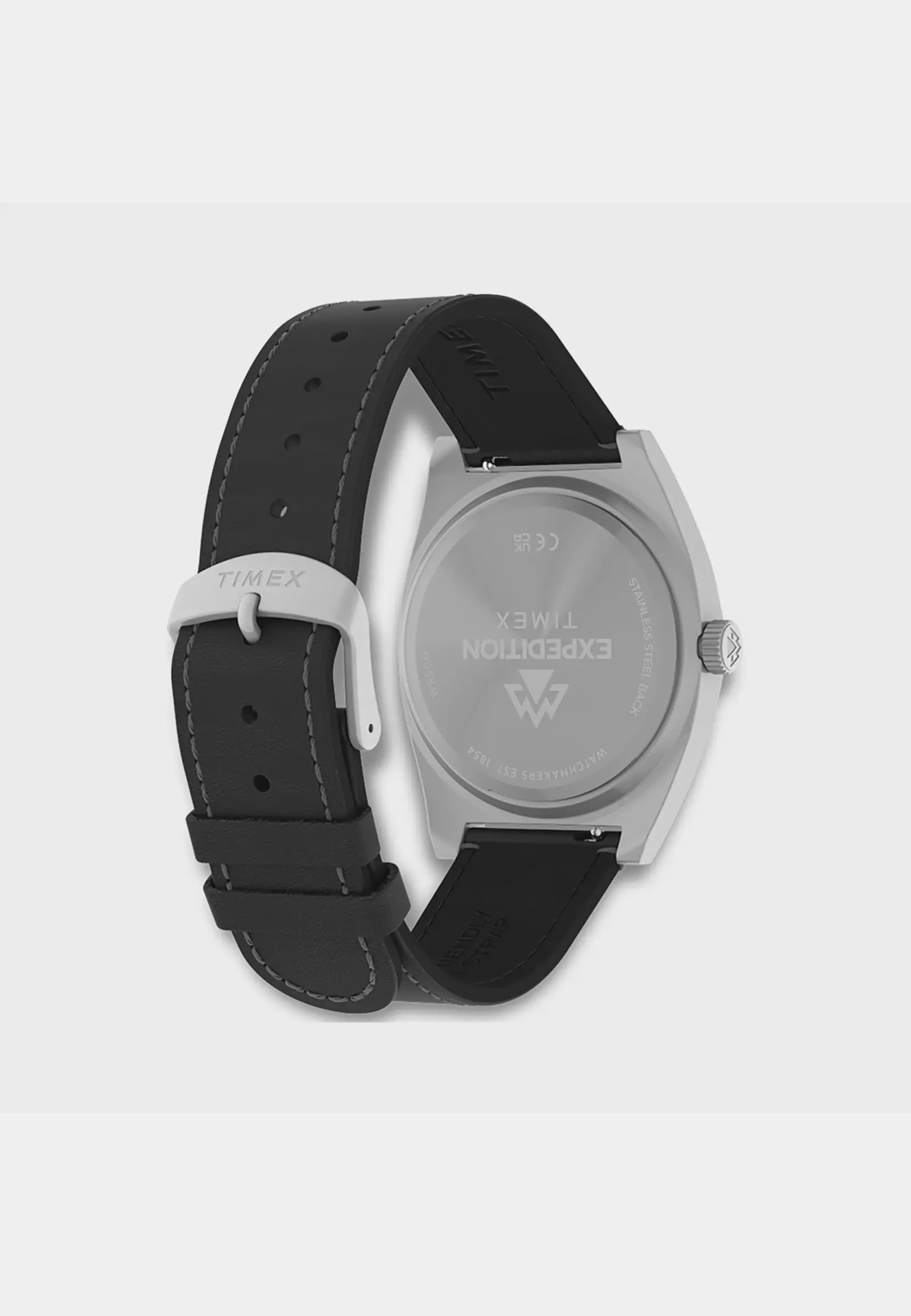 Timex Expedition Capstone Herrklocka Svart/stl, Lderrem - Tw2y30700, från Timex, i färgen 1. Klicka för att öppna bilden i stort format