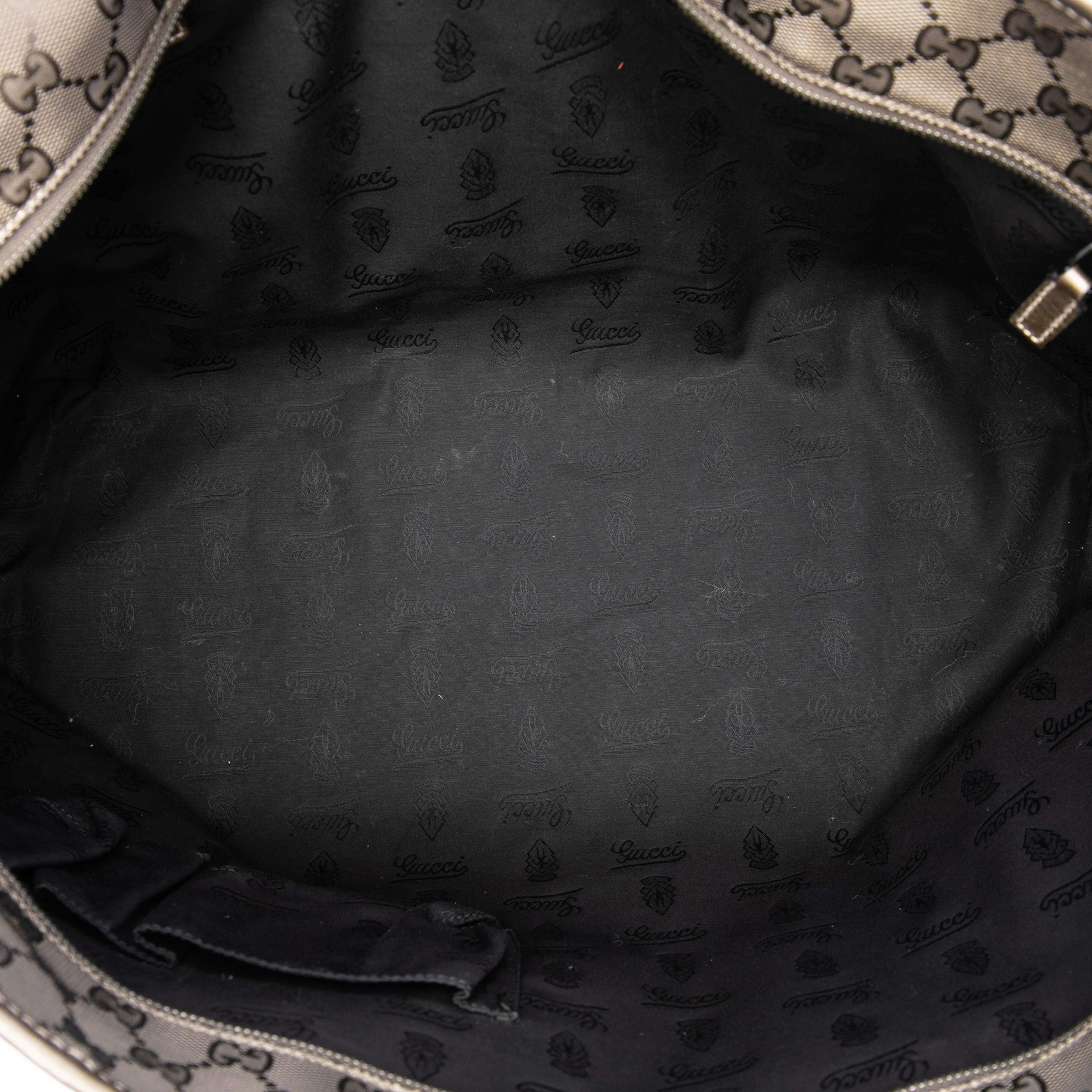 Gucci Large Gg Imprime Tote, från Luxclusif, i färgen brun. Klicka för att öppna bilden i stort format