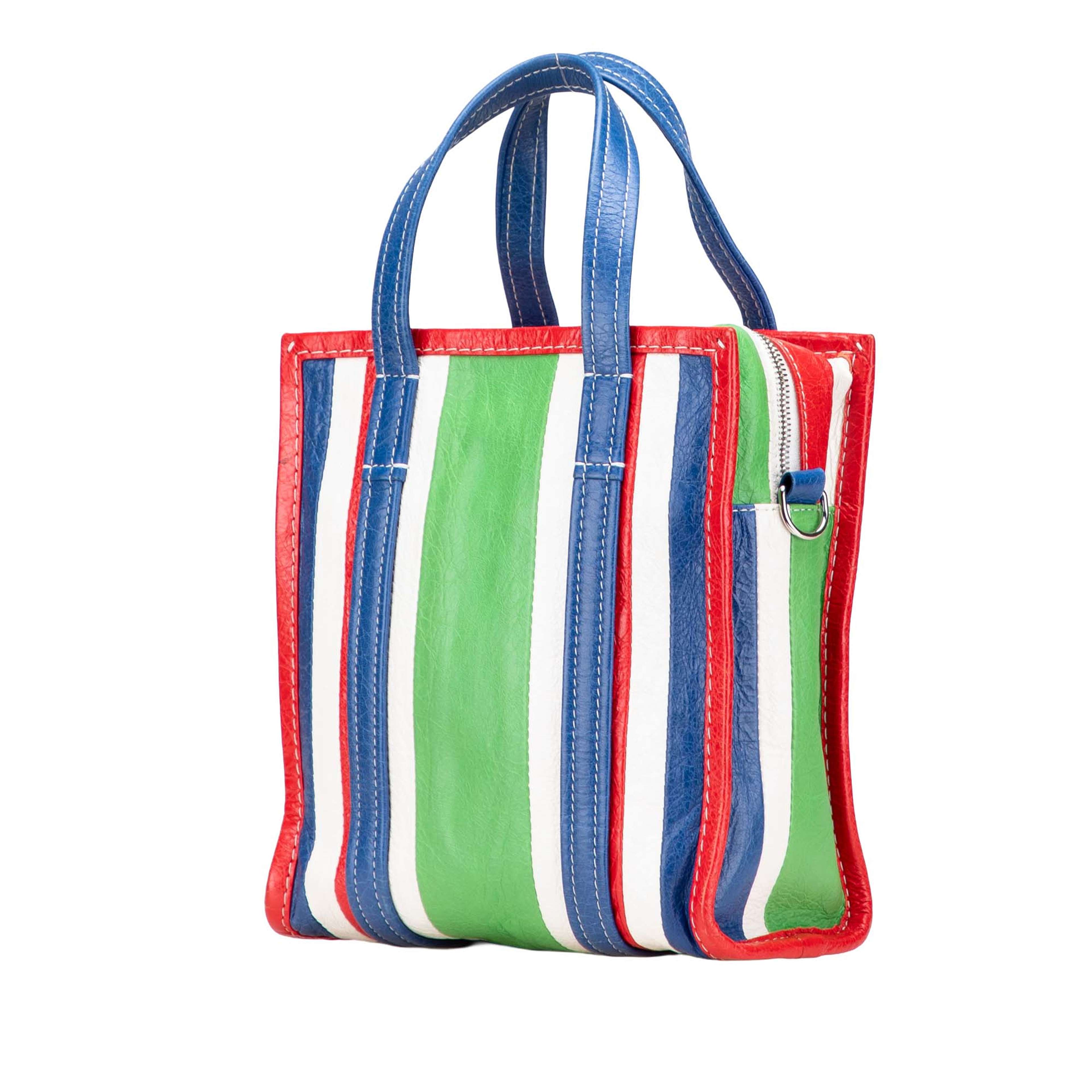 Balenciaga Xs Lambskin Bazar Shopper Tote, från Luxclusif, i färgen green. Klicka för att öppna bilden i stort format