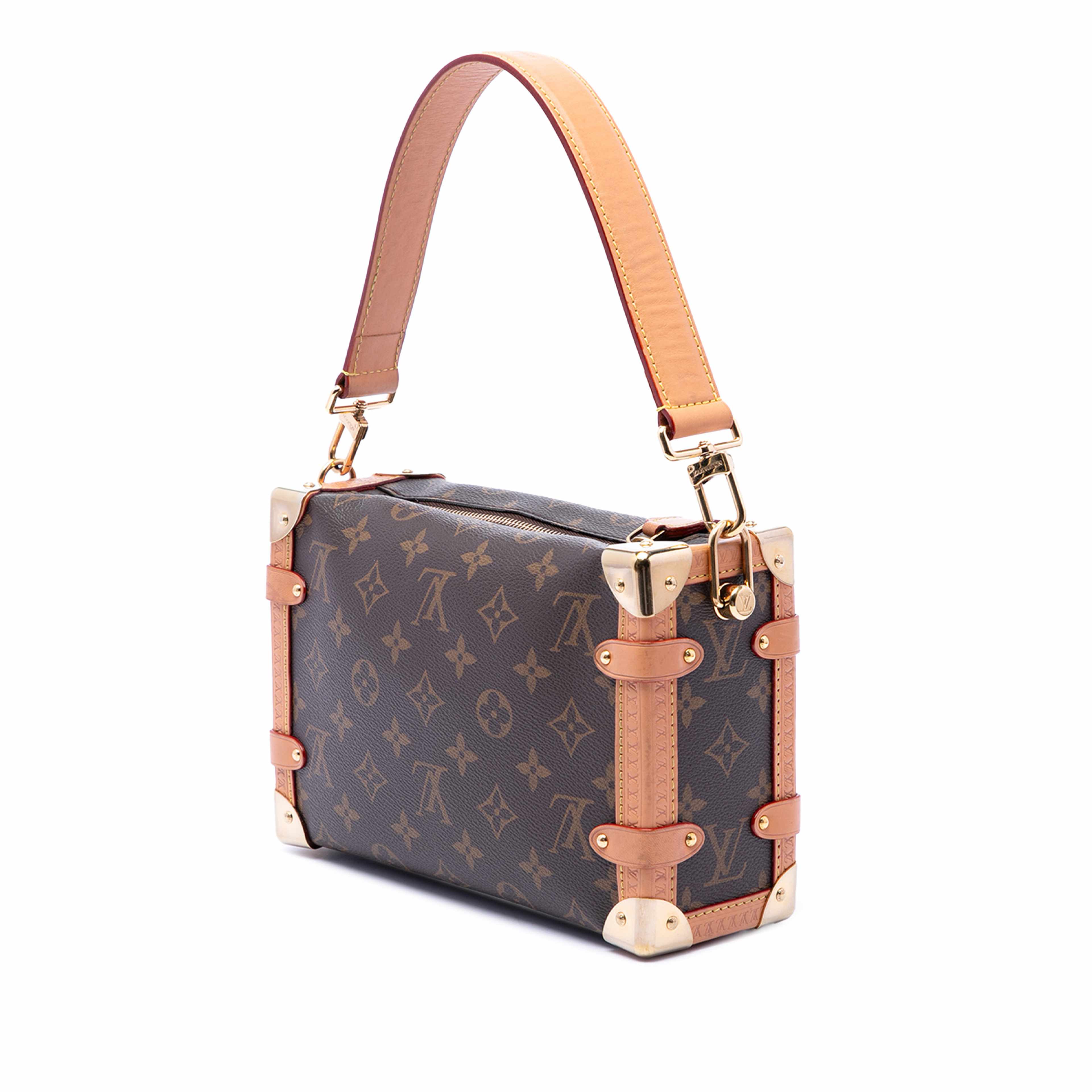Louis Vuitton Monogram Side Trunk Mm, från Luxclusif, i färgen brun. Klicka för att öppna bilden i stort format
