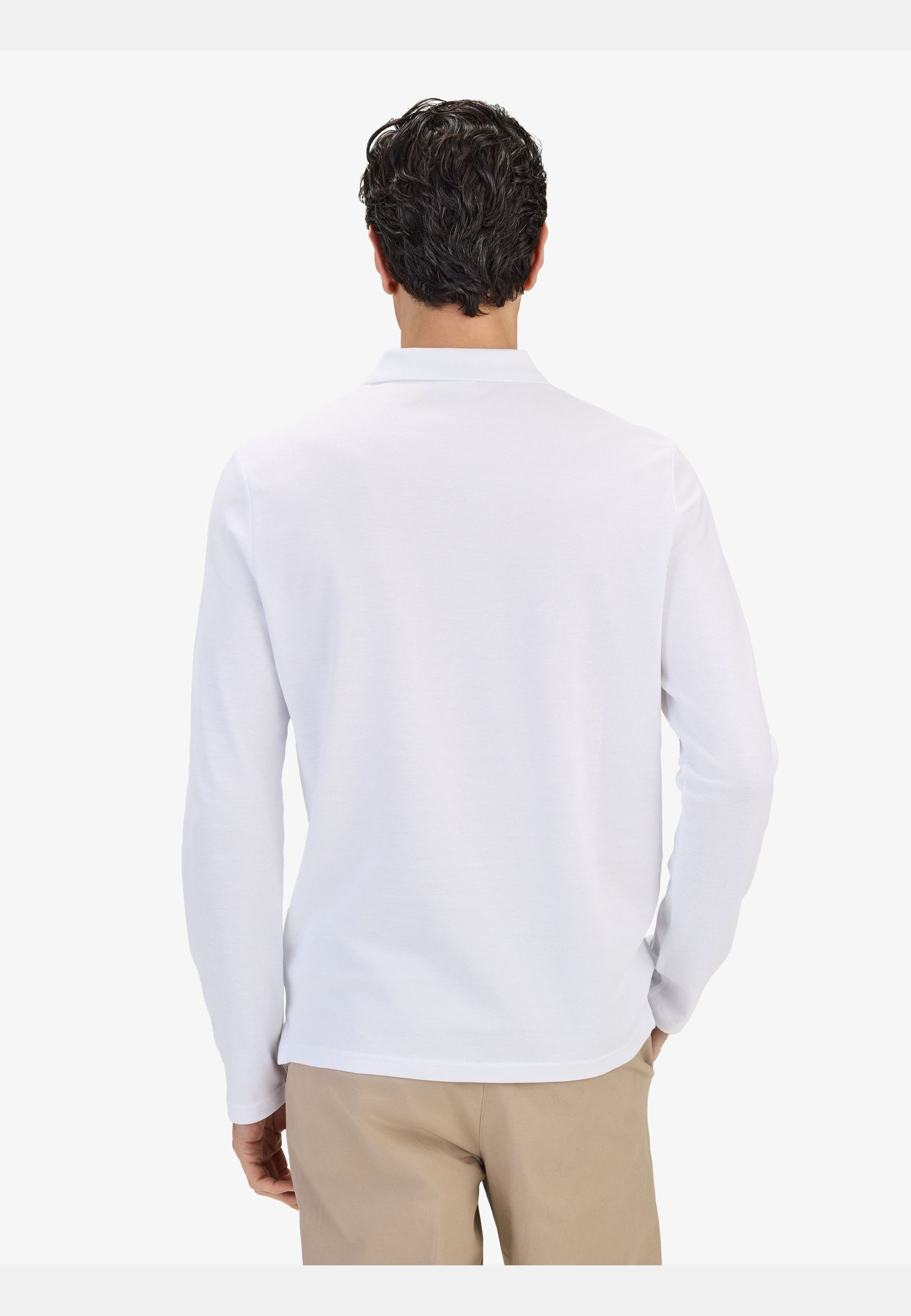 Cotton L/s Polo Piké (otis), från John Henric, i färgen white. Klicka för att öppna bilden i stort format