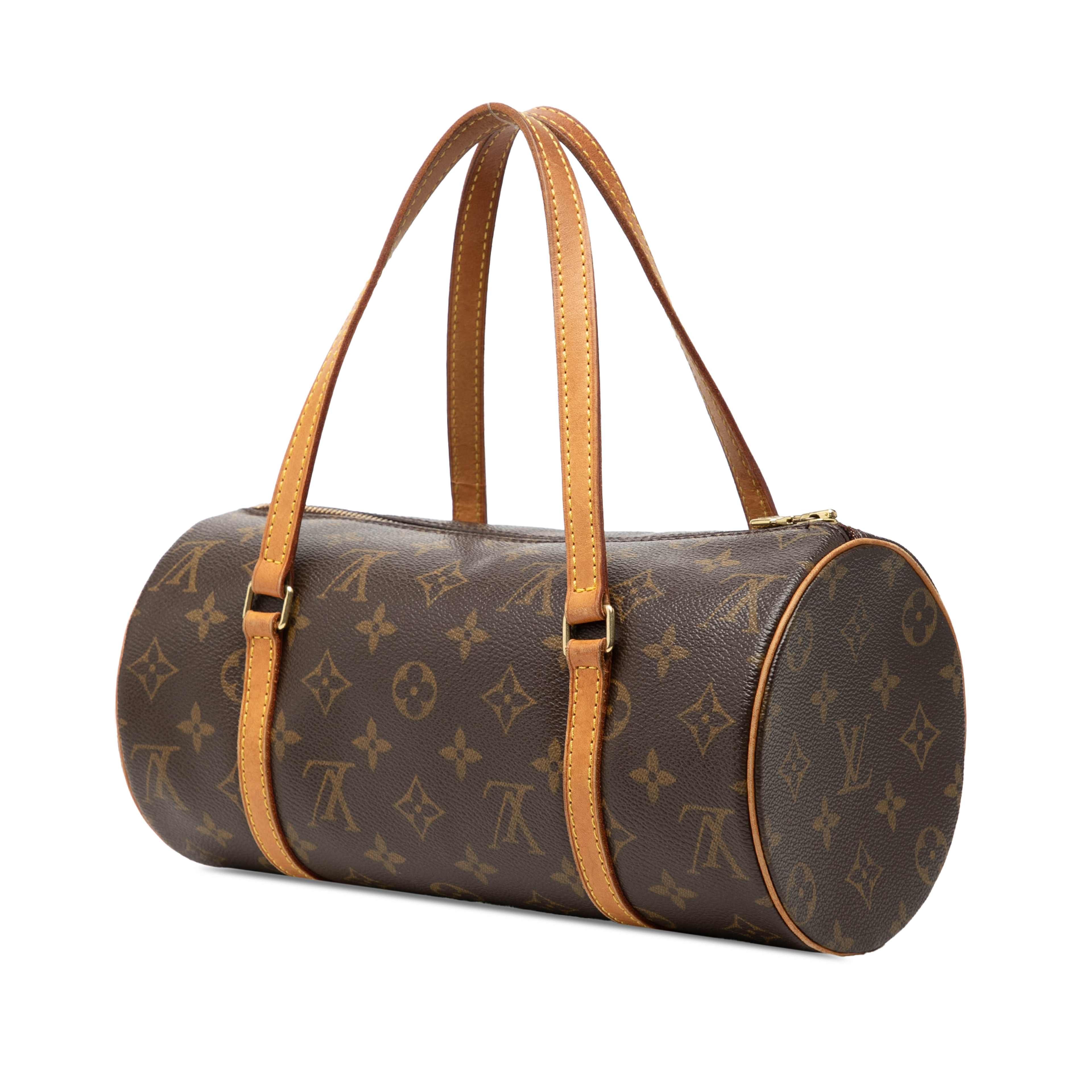 Louis Vuitton Monogram Papillon 28, från Luxclusif, i färgen brun. Klicka för att öppna bilden i stort format