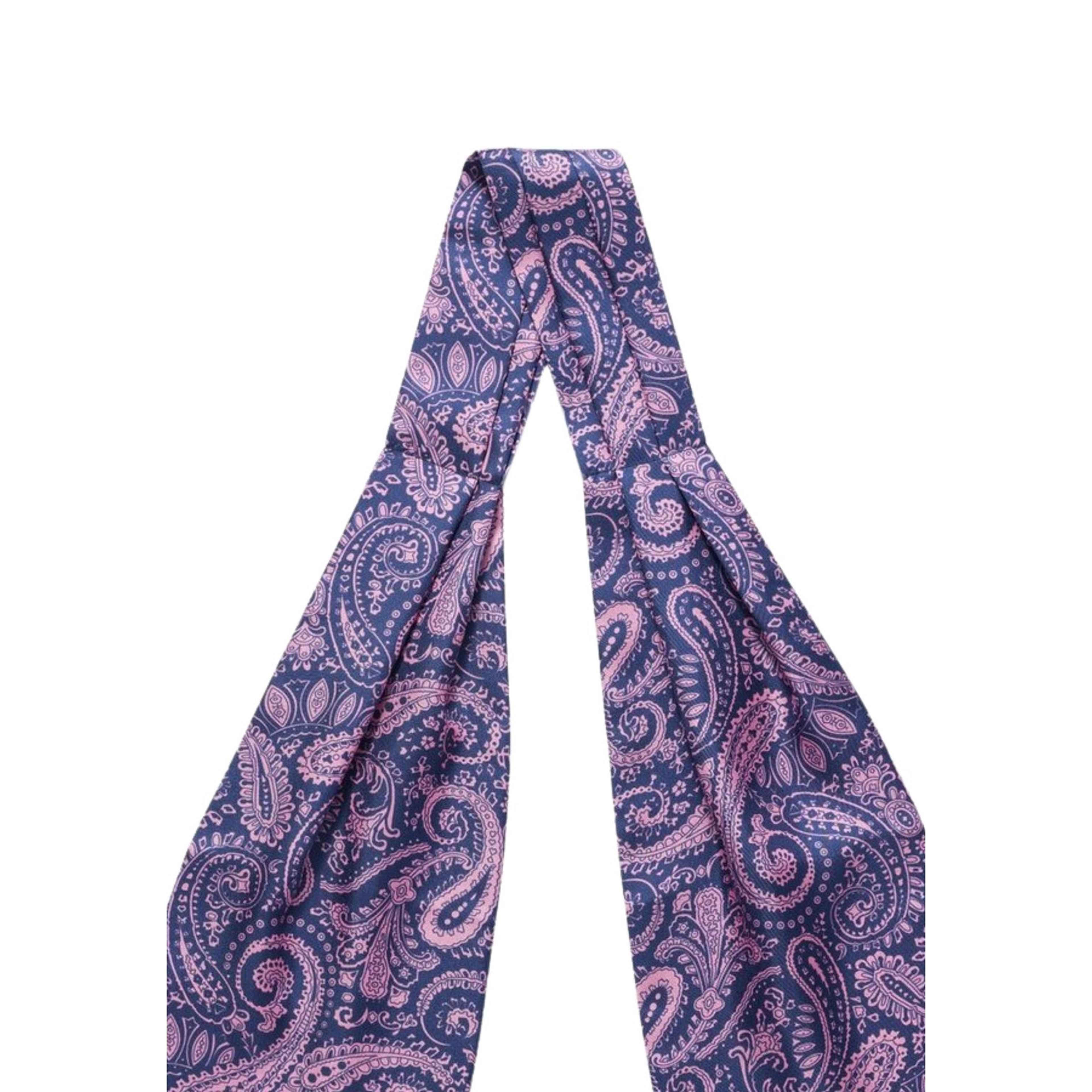 Silk Double Pointed Ascot Paisley