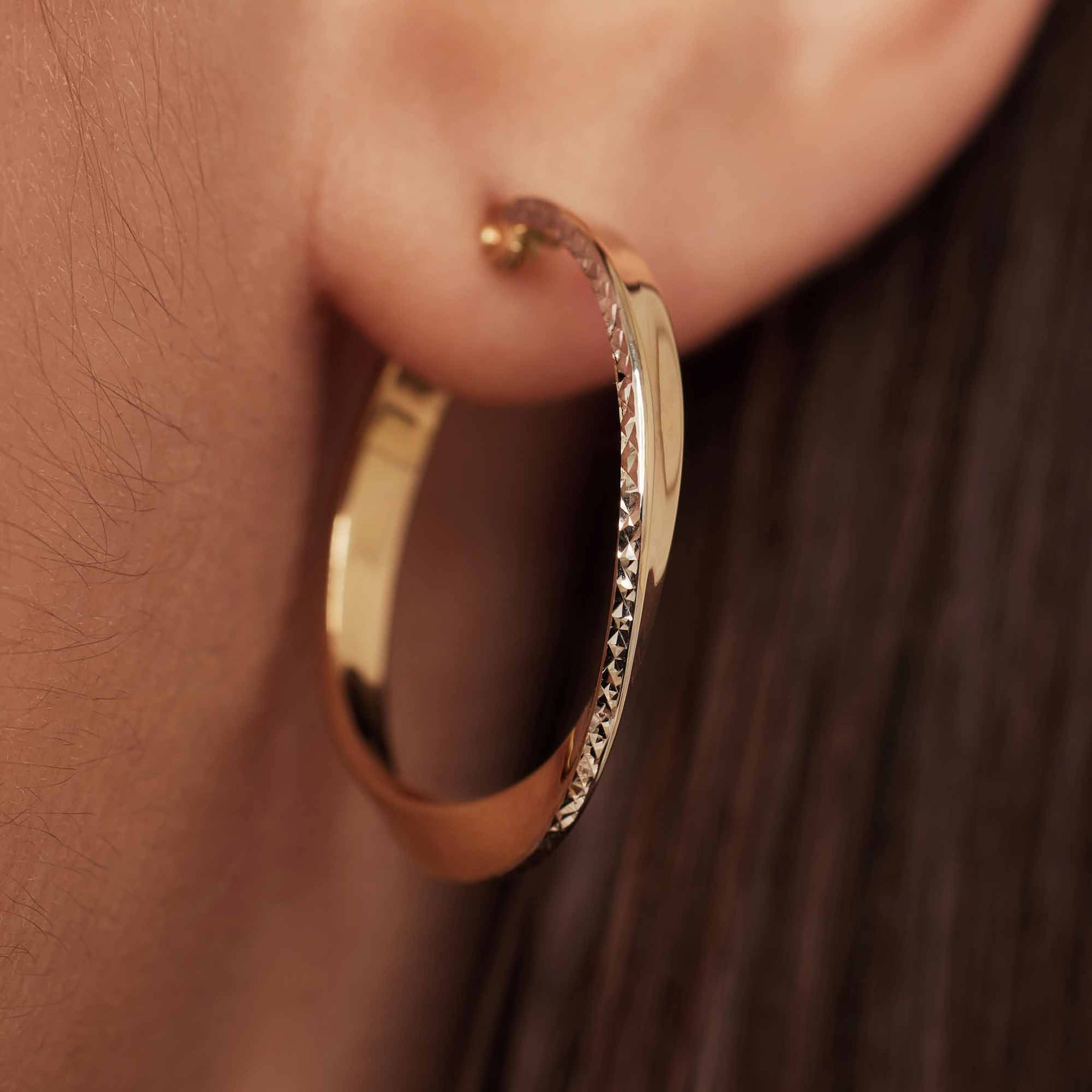 14 Karat Guld Creoler