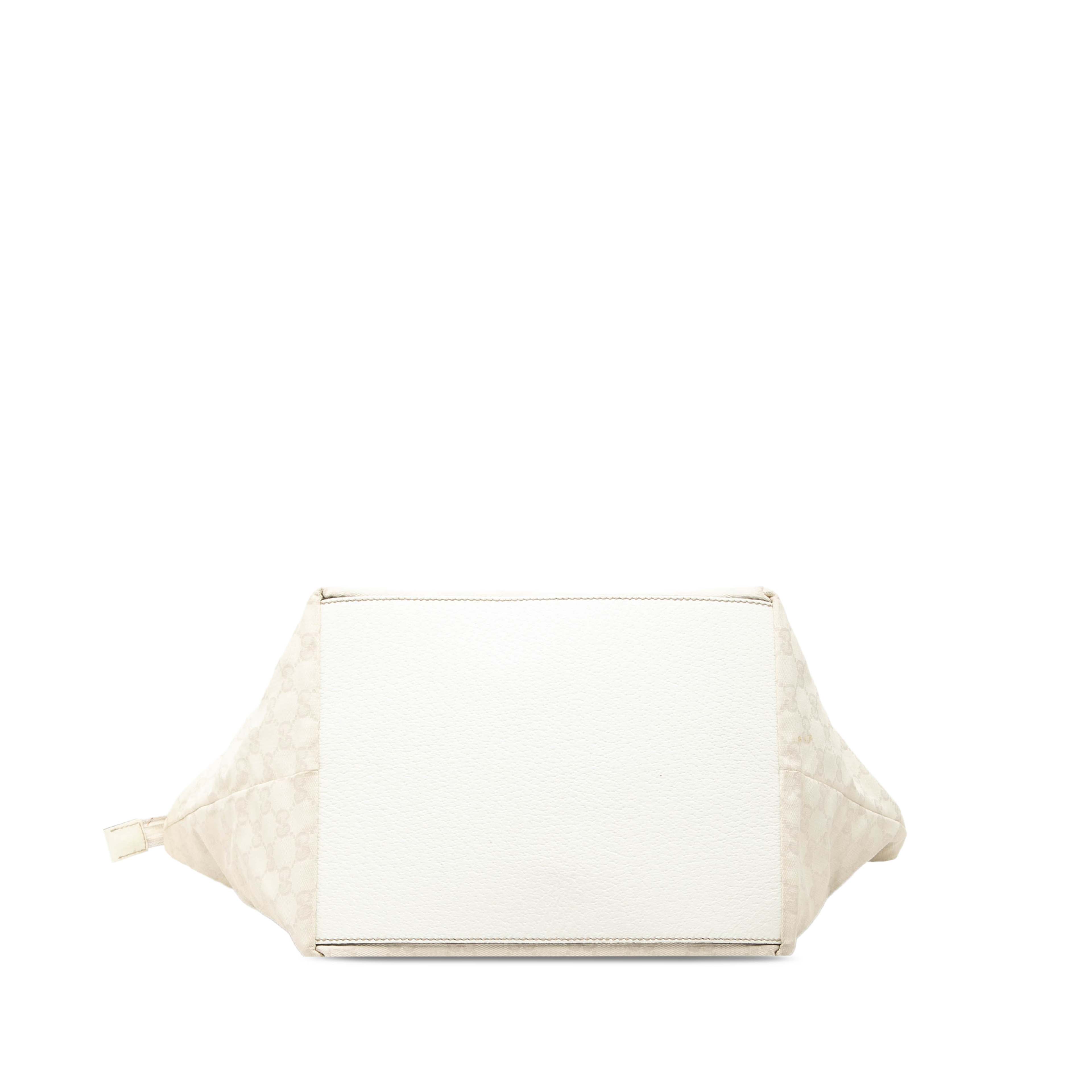 Gucci Gg Canvas Web Tote, från Luxclusif, i färgen brun. Klicka för att öppna bilden i stort format