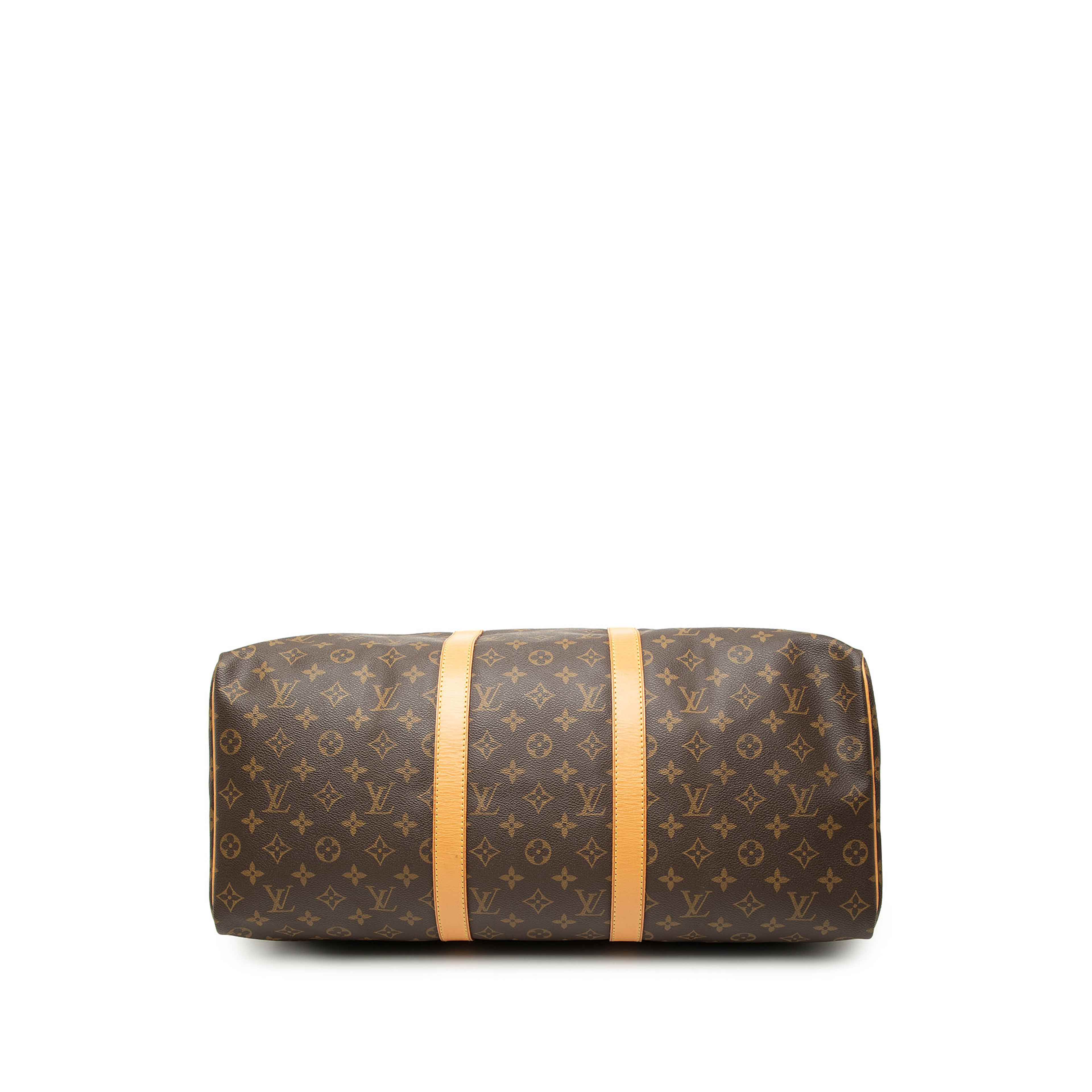 Louis Vuitton Monogram Keepall 50, från Luxclusif, i färgen brown. Klicka för att öppna bilden i stort format