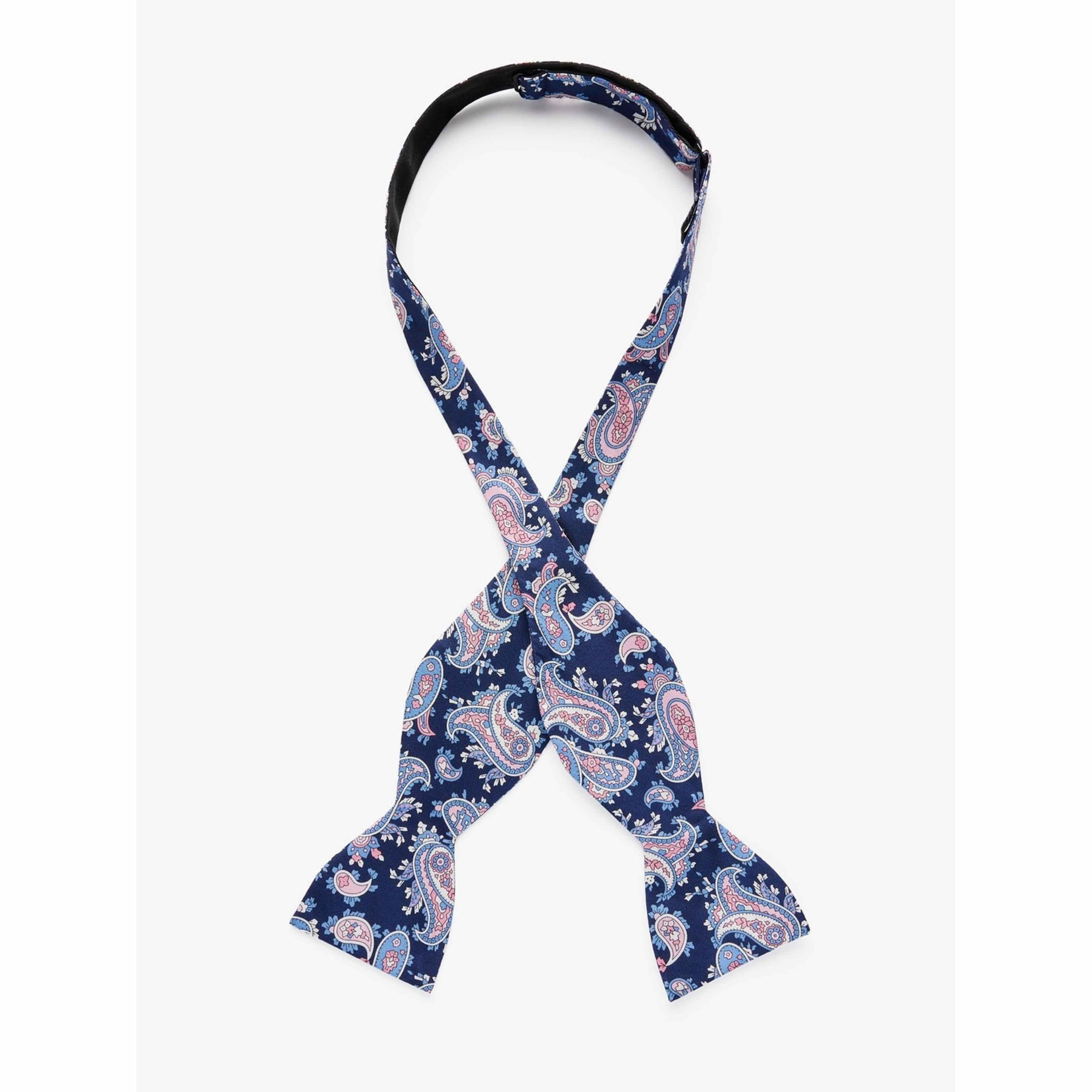 Blue Bow Tie Paisley