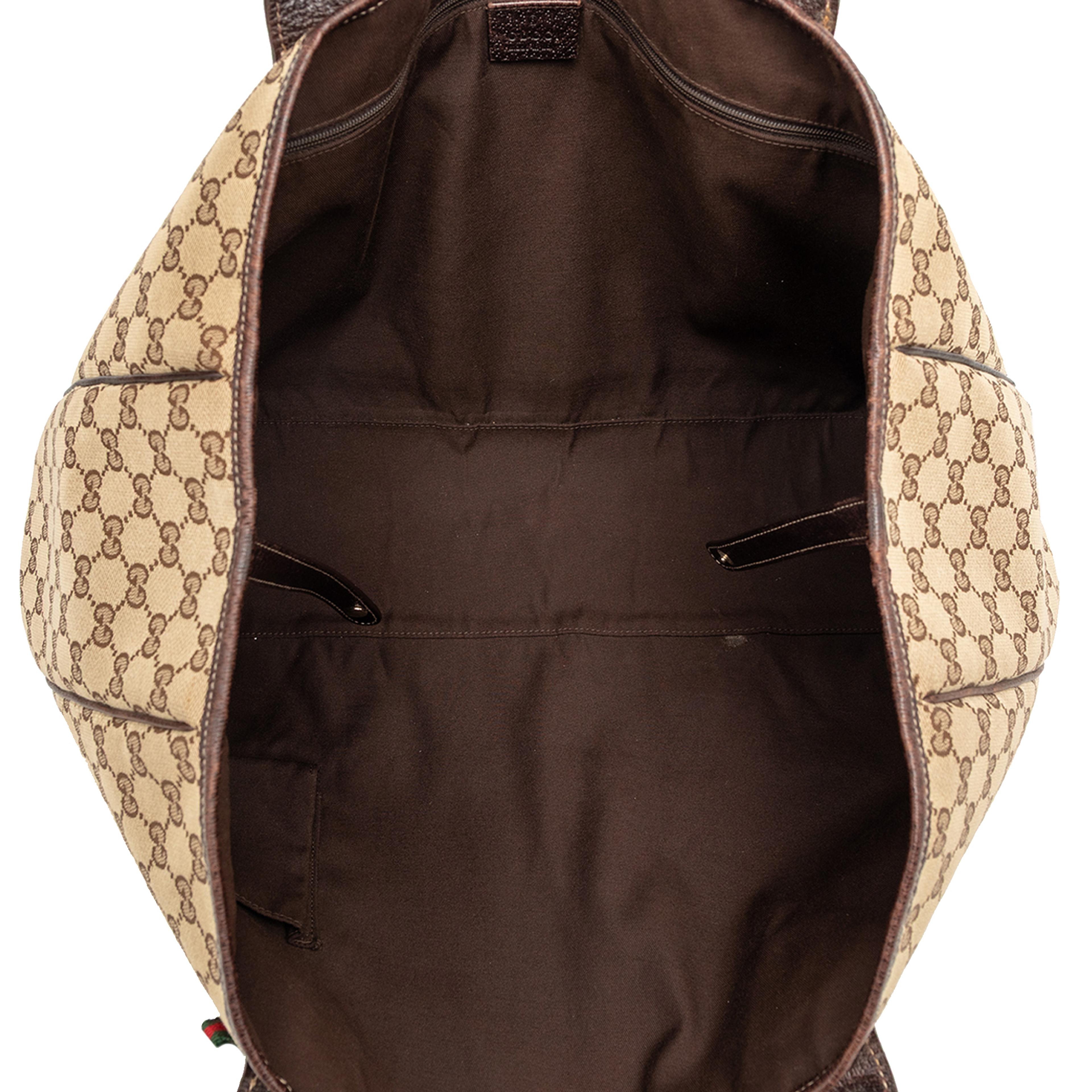 Gucci Gg Canvas Princy Tote, från Luxclusif, i färgen beige. Klicka för att öppna bilden i stort format
