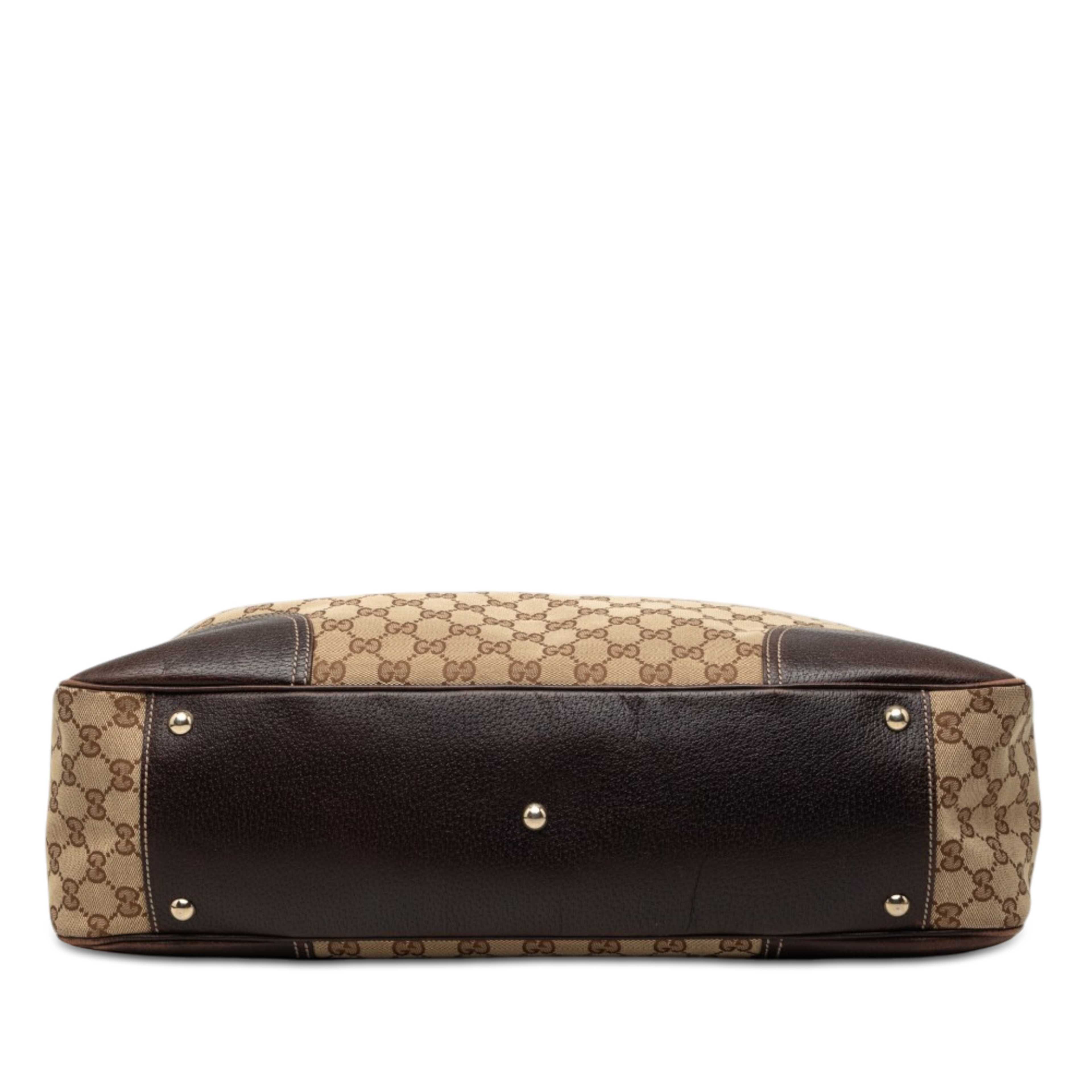 Gucci Gg Canvas Princy Tote, från Luxclusif, i färgen beige. Klicka för att öppna bilden i stort format