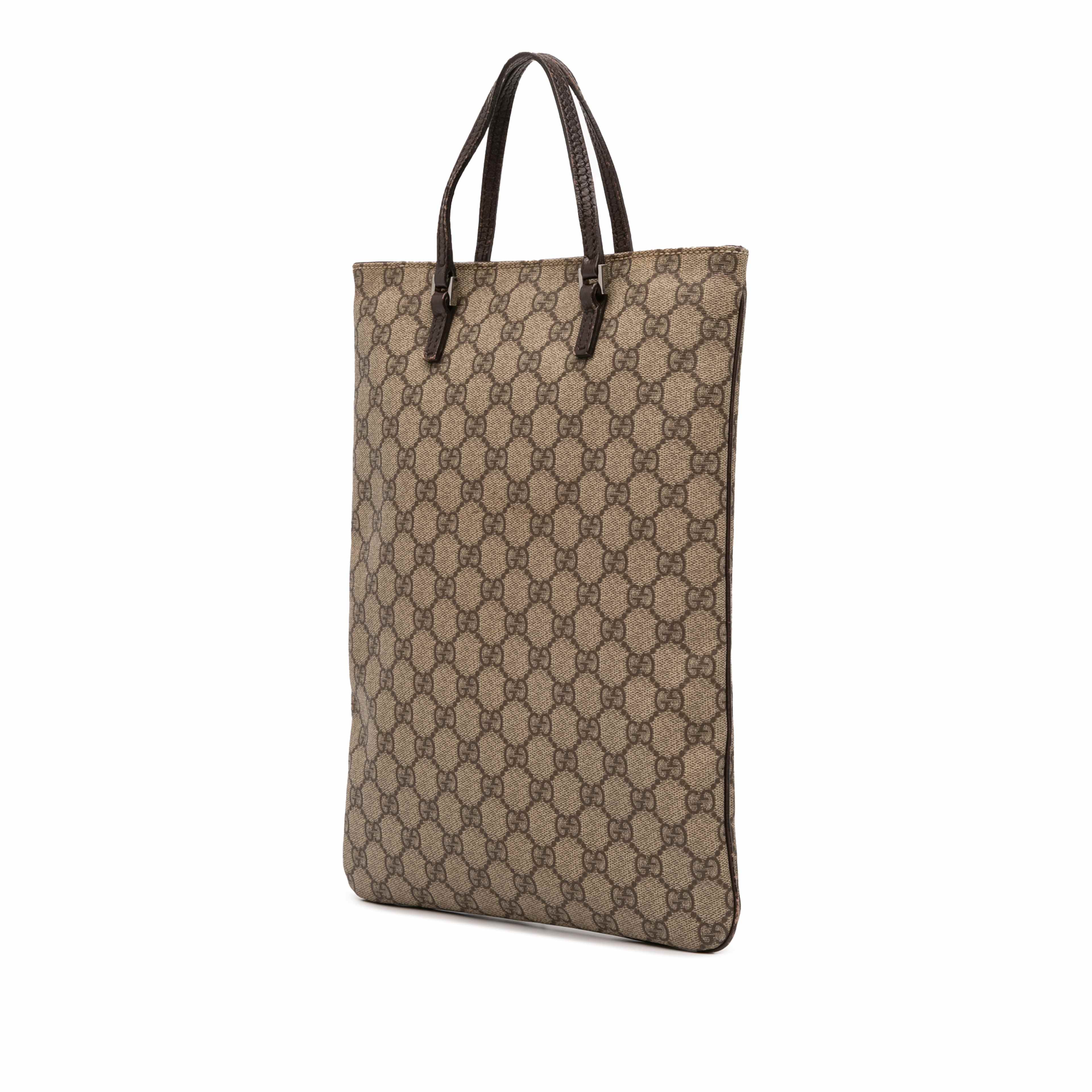 Gucci Gg Supreme Tote, från Luxclusif, i färgen beige. Klicka för att öppna bilden i stort format