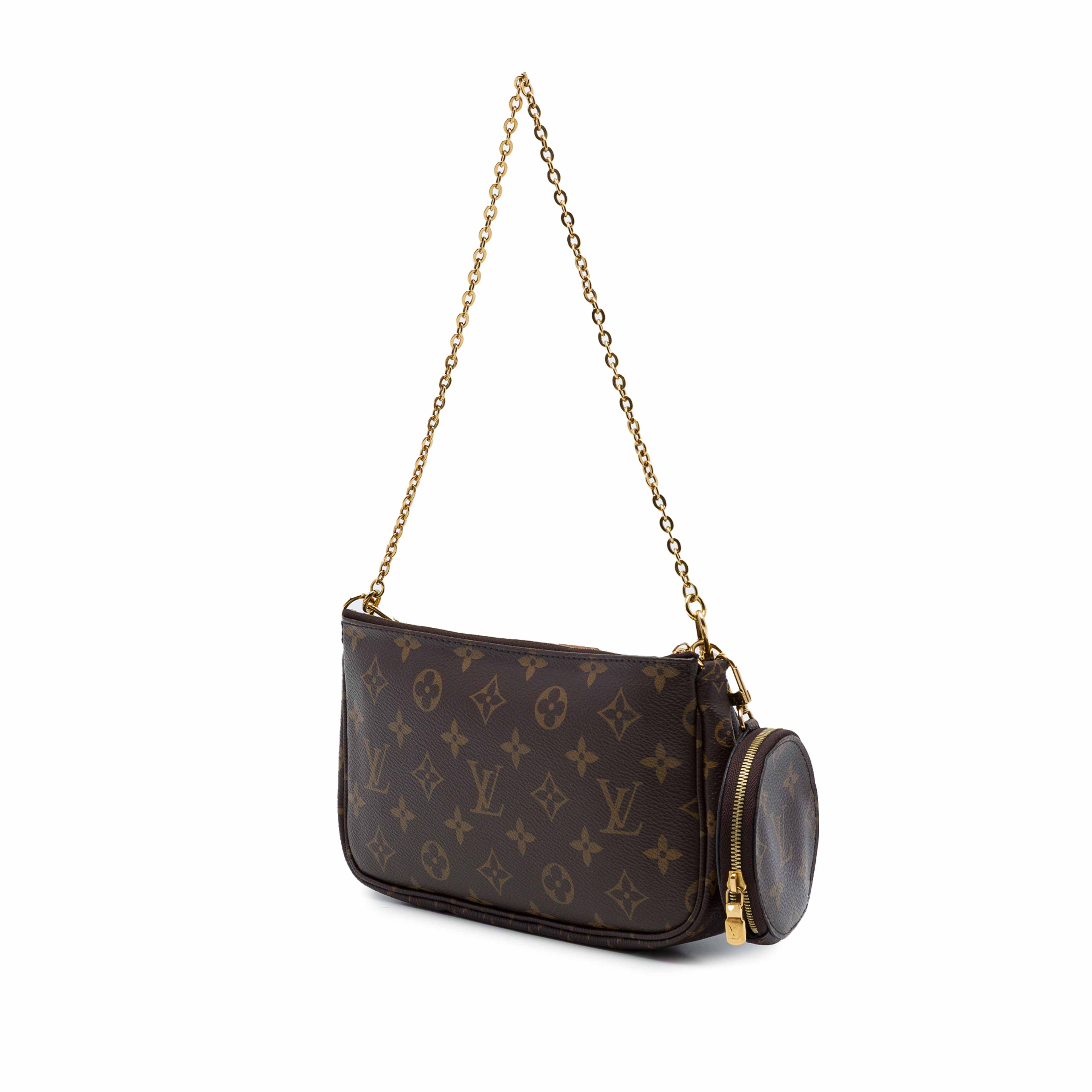 Louis Vuitton Monogram Multi Pochette Accessoires, från Luxclusif, i färgen brun. Klicka för att öppna bilden i stort format