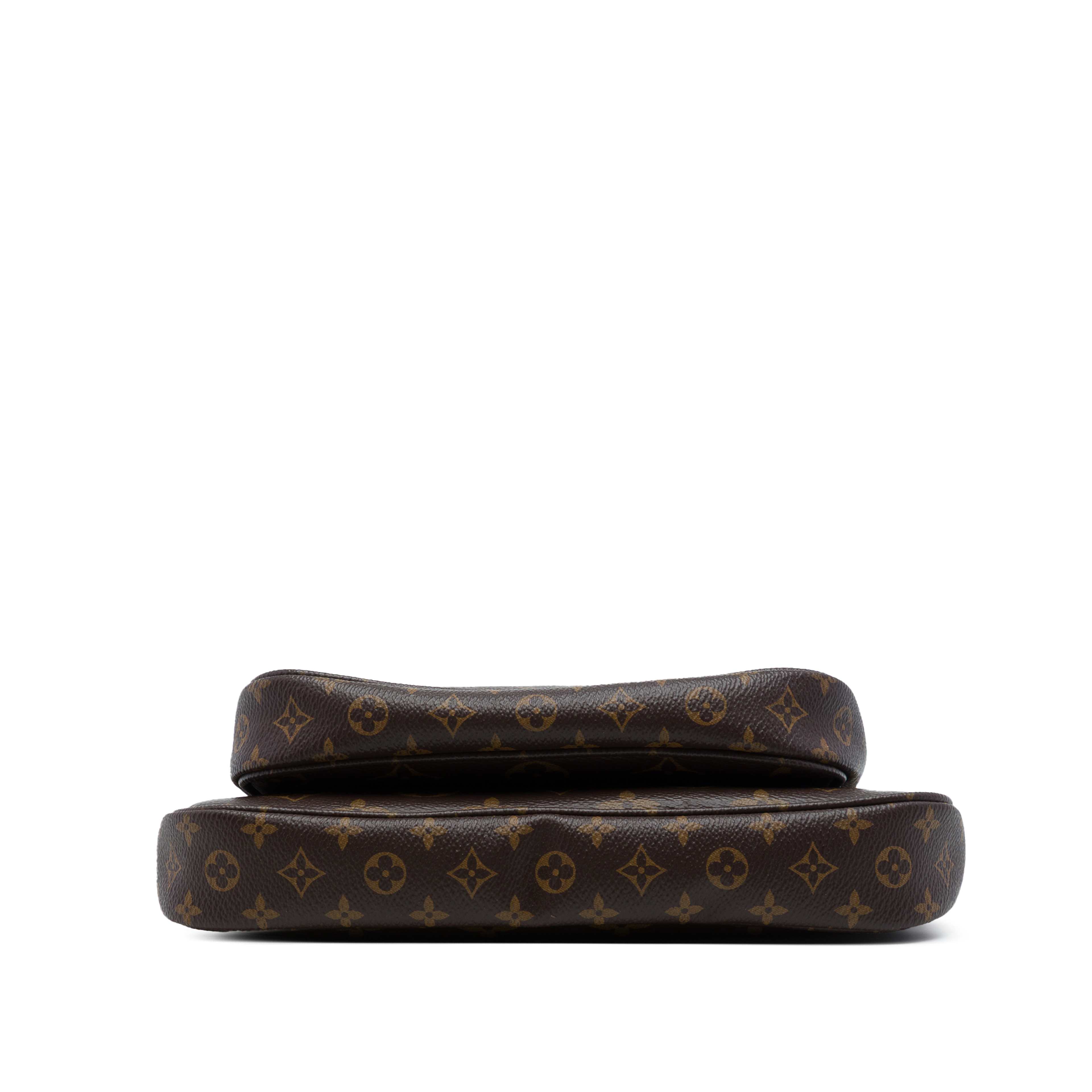 Louis Vuitton Monogram Multi Pochette Accessoires, från Luxclusif, i färgen brun. Klicka för att öppna bilden i stort format