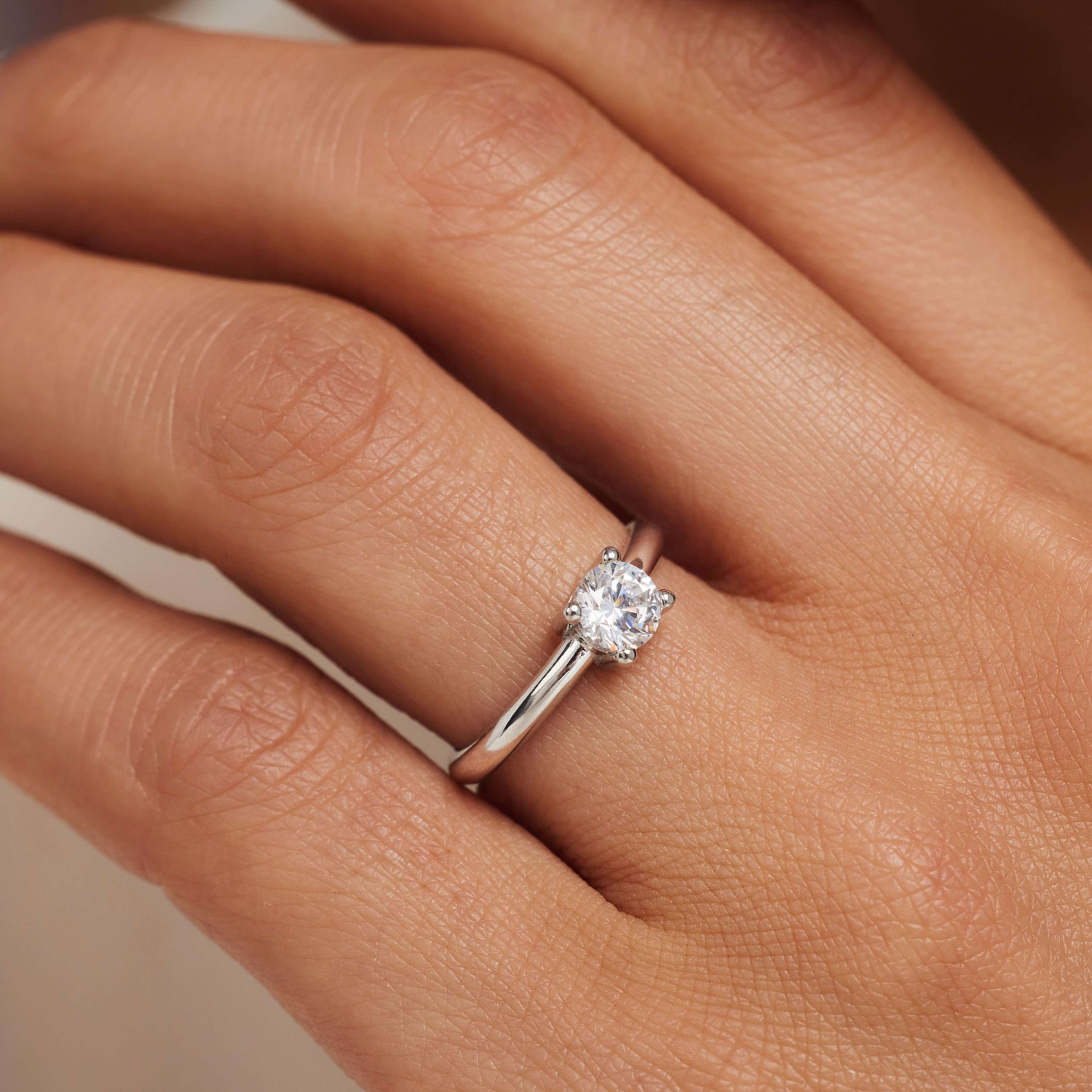 Saint Germain 14 Karat Vitguld Ring