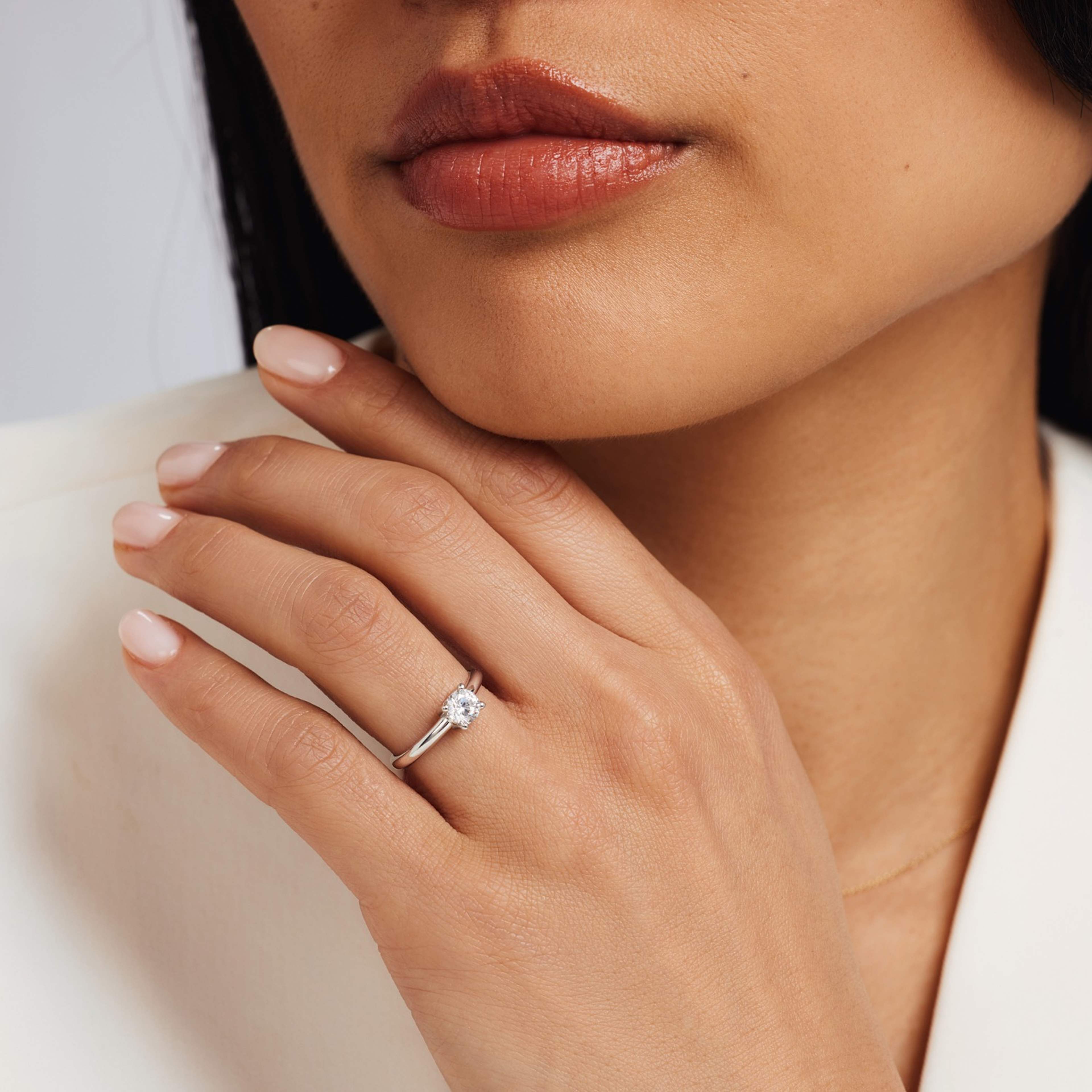 Saint Germain 14 Karat Vitguld Ring