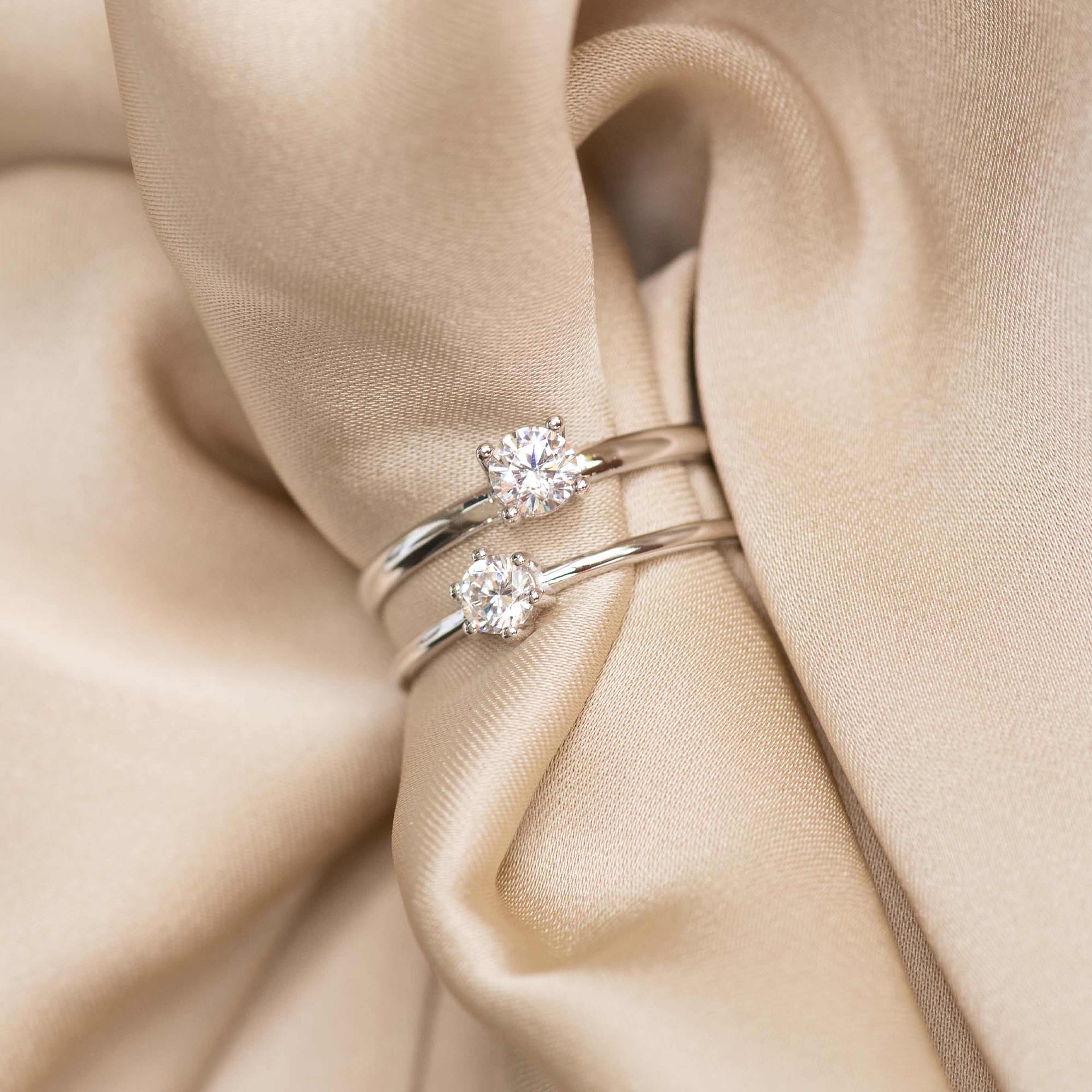 Saint Germain 14 Karat Vitguld Ring