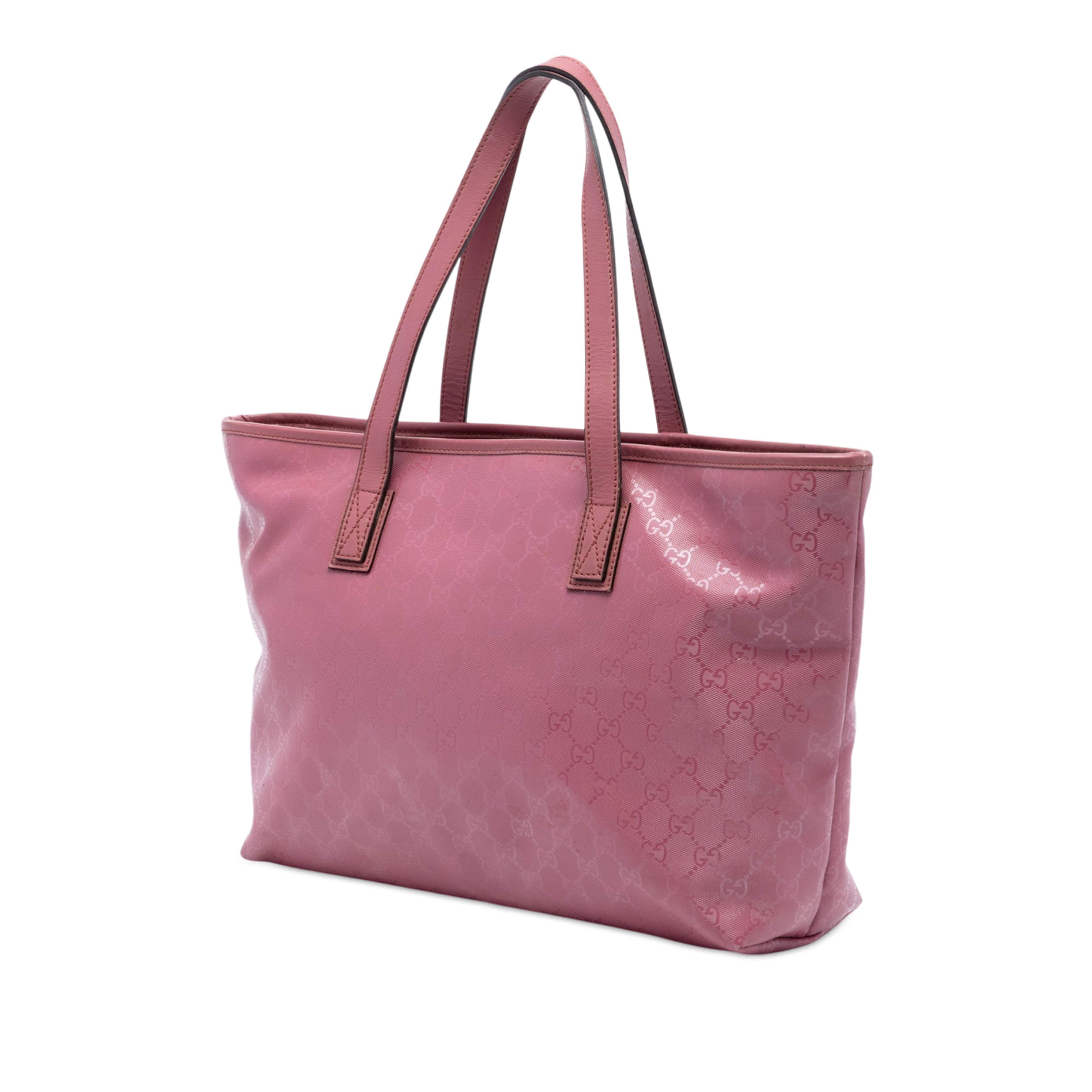 Gucci Medium Gg Imprime Tote, från Luxclusif, i färgen pink. Klicka för att öppna bilden i stort format