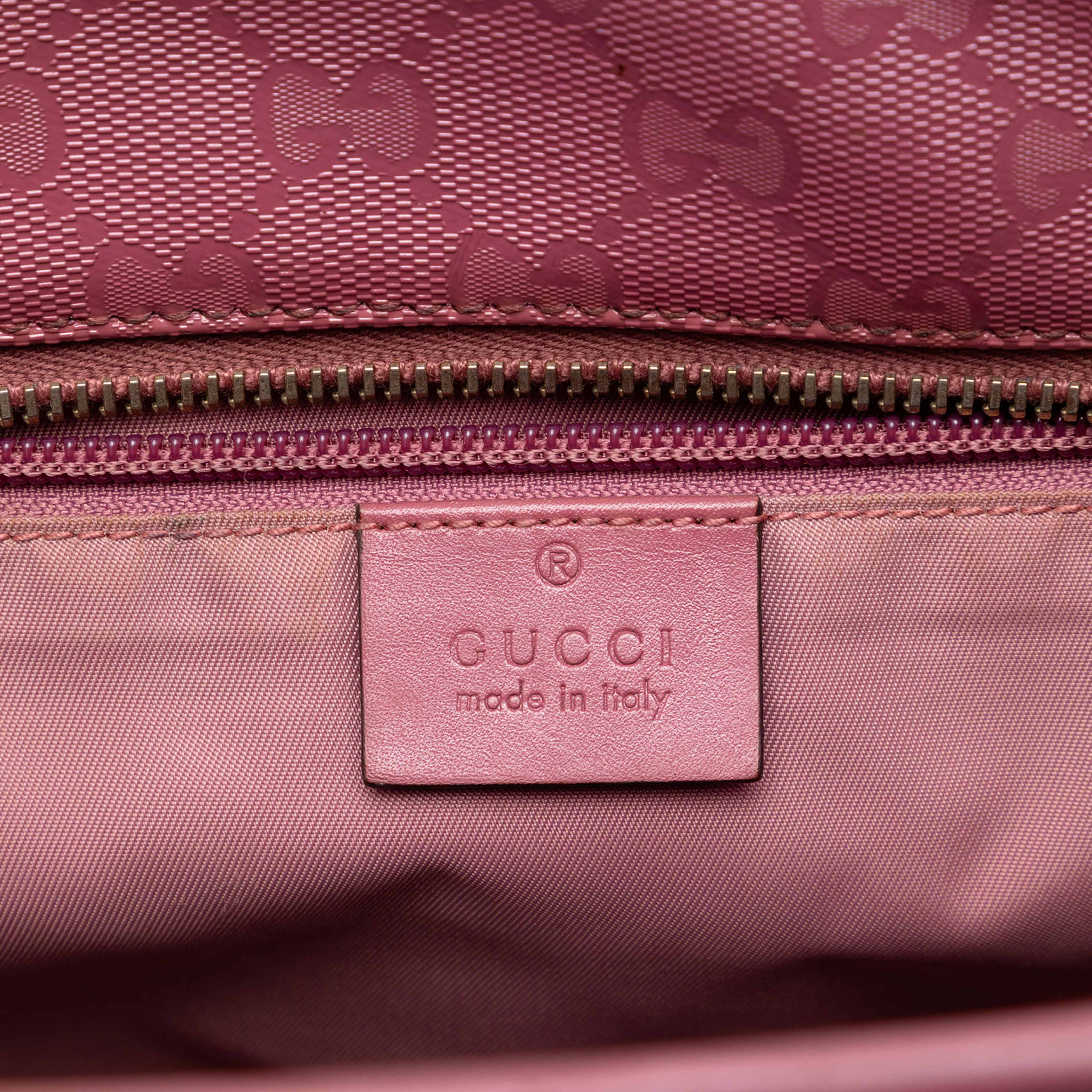 Gucci Medium Gg Imprime Tote, från Luxclusif, i färgen pink. Klicka för att öppna bilden i stort format