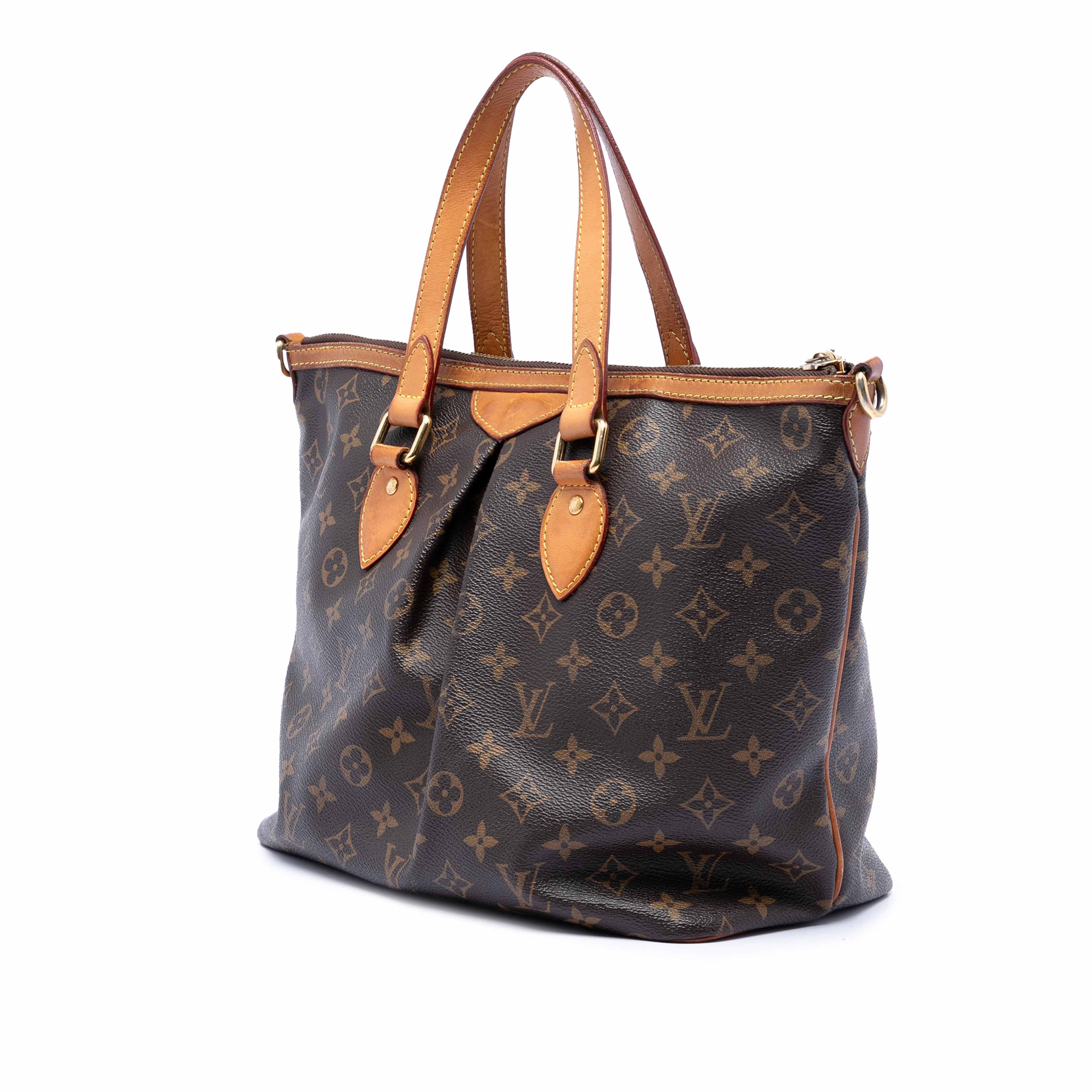 Louis Vuitton Monogram Palermo Pm, från Luxclusif, i färgen brown. Klicka för att öppna bilden i stort format