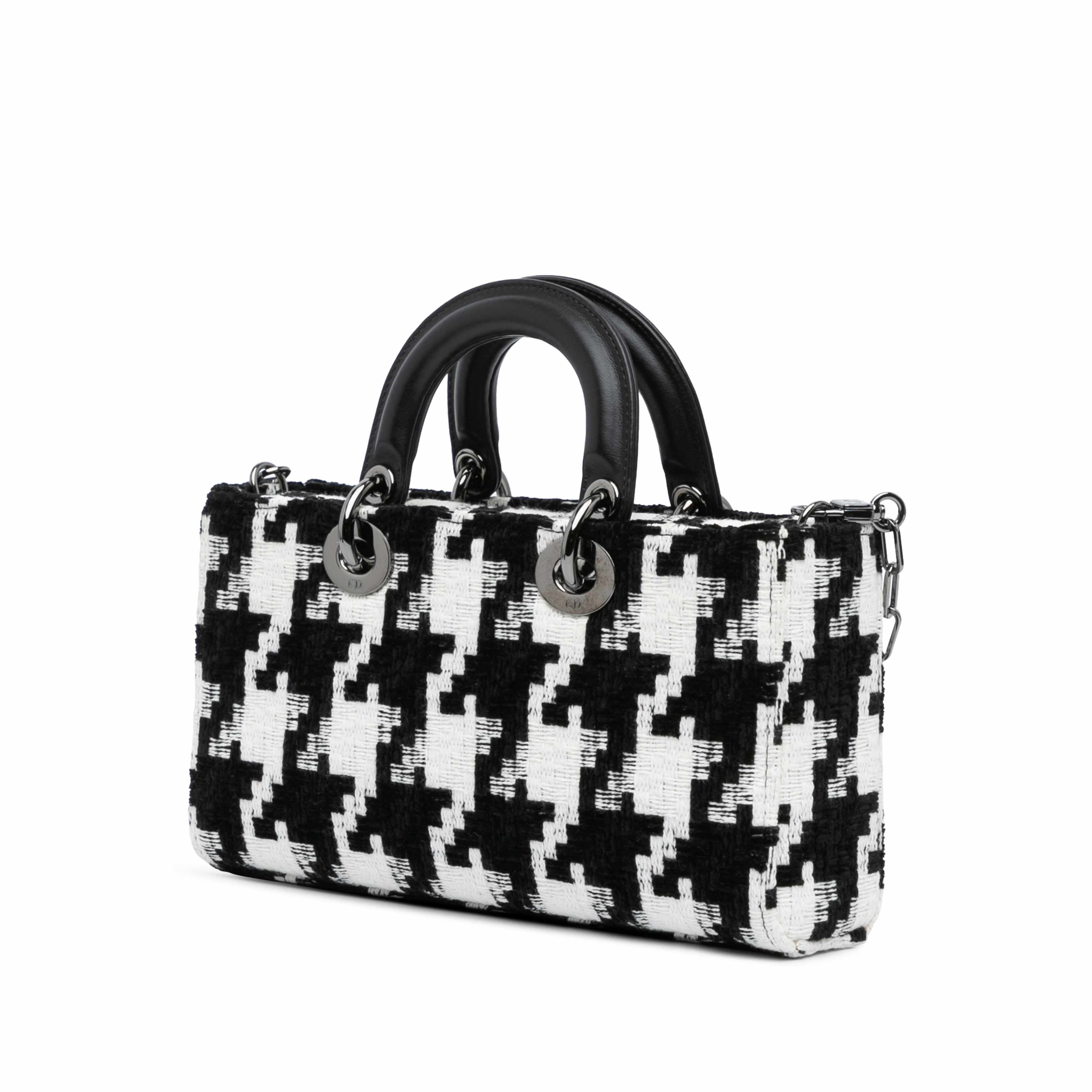 Dior Medium Canvas Macro Houndstooth Lady D Joy