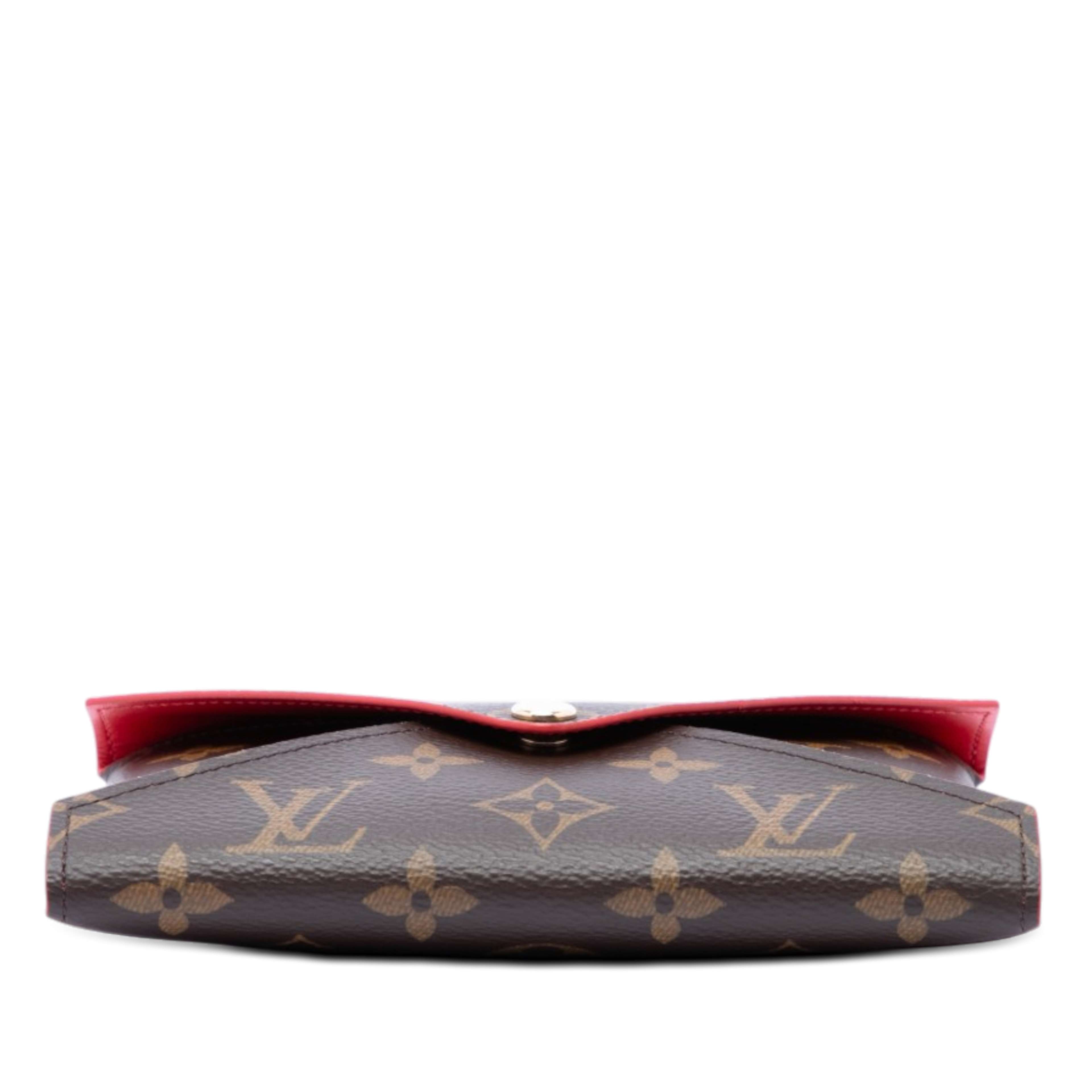 Louis Vuitton Monogram Pochette Kirigami Mm, från Luxclusif, i färgen brun. Klicka för att öppna bilden i stort format