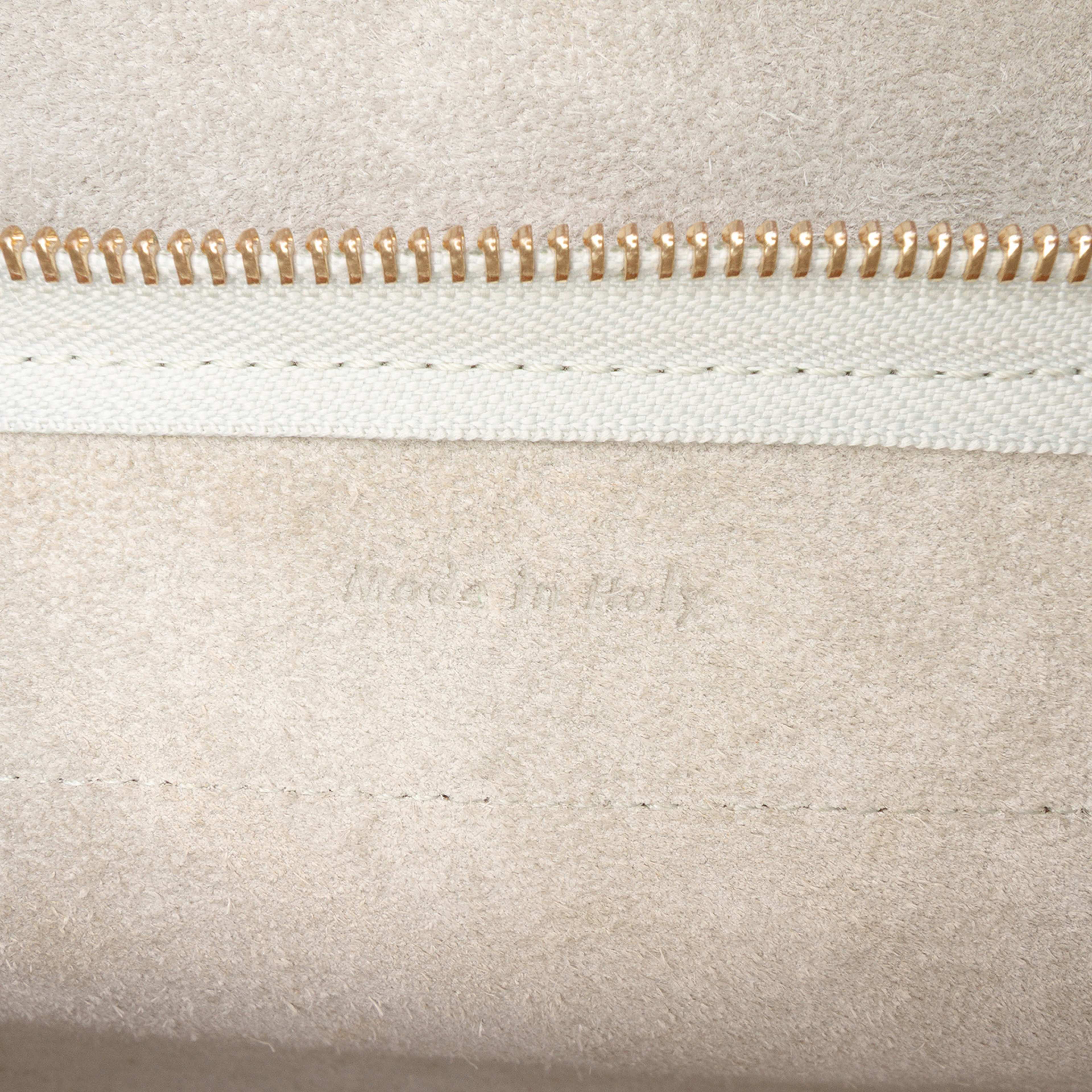 Celine Nano Grained Calfskin Belt Bag, från Luxclusif, i färgen mint. Klicka för att öppna bilden i stort format