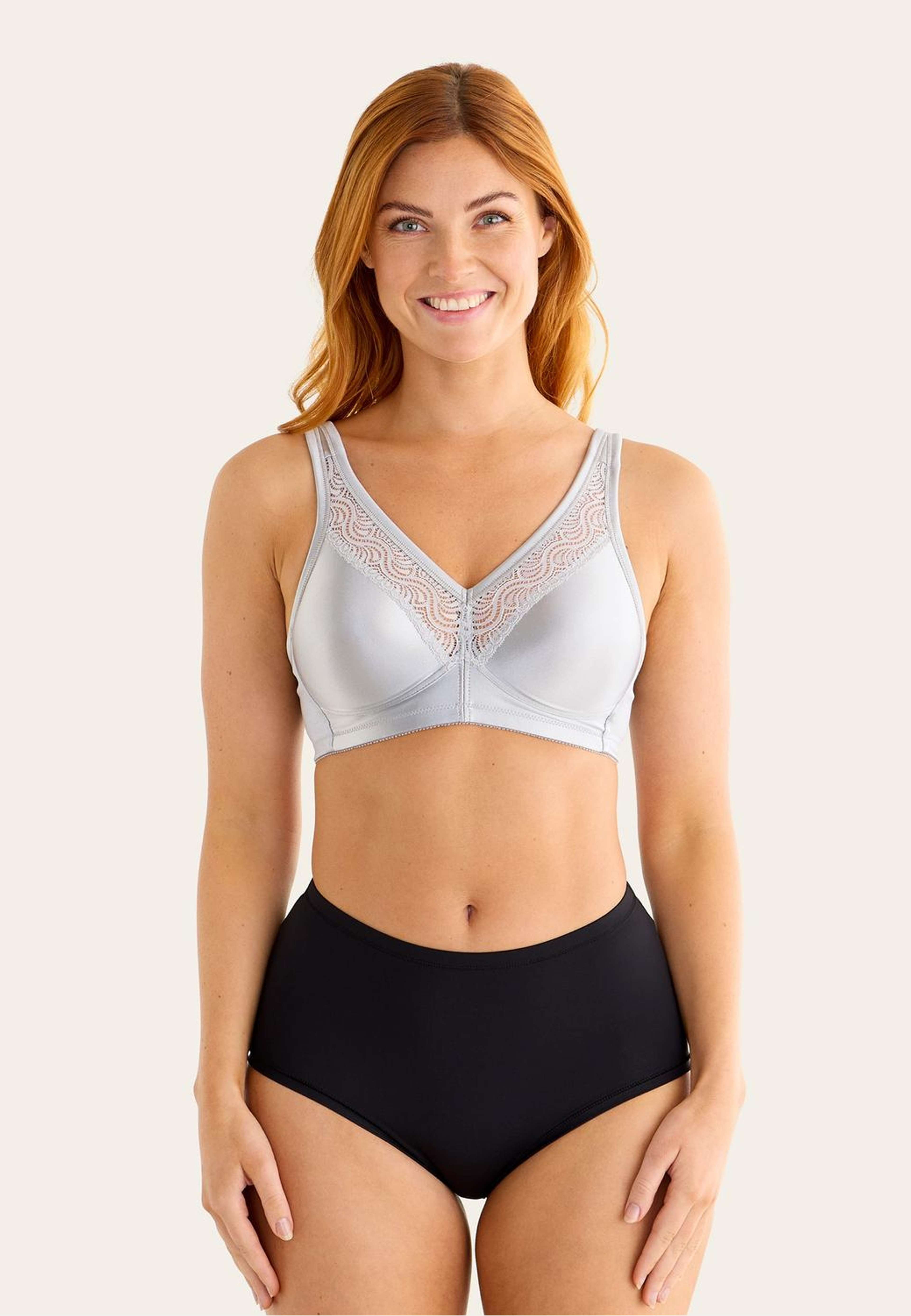 Stars Mjuk-bh, från Swegmark, i färgen ljusgrå. Klicka för att öppna bilden i stort format