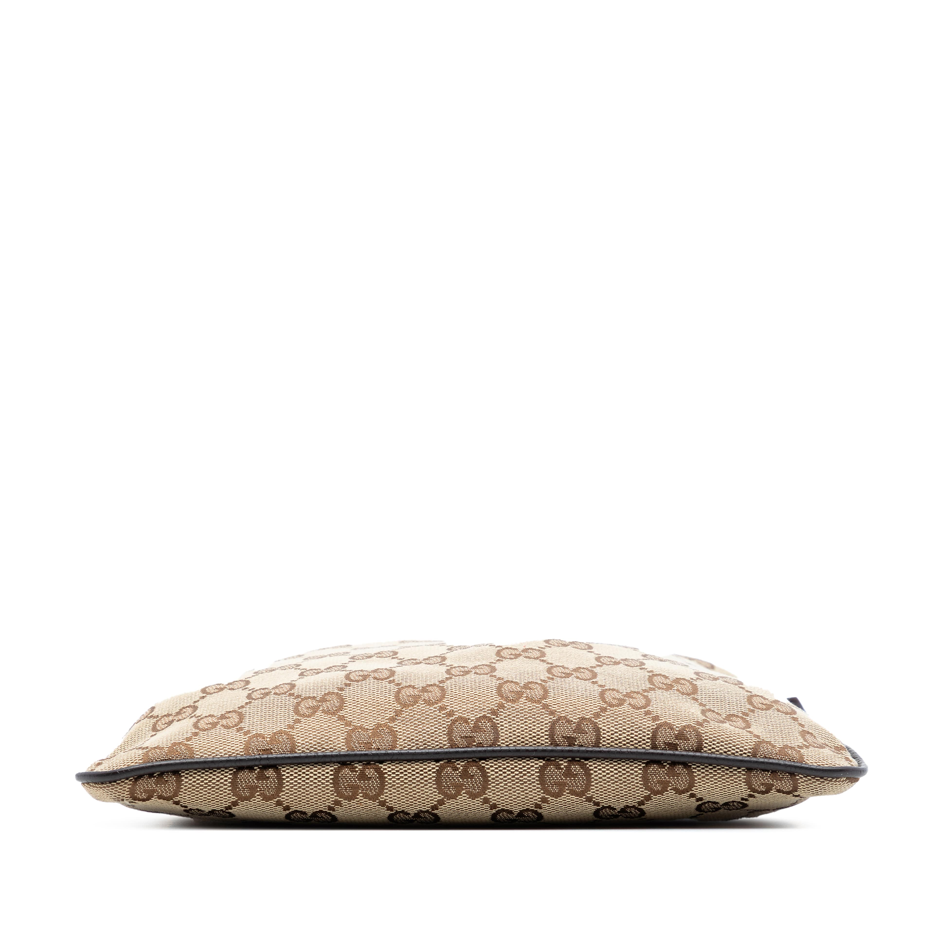 Gucci Gg Canvas Web Crossbody, från Luxclusif, i färgen beige. Klicka för att öppna bilden i stort format