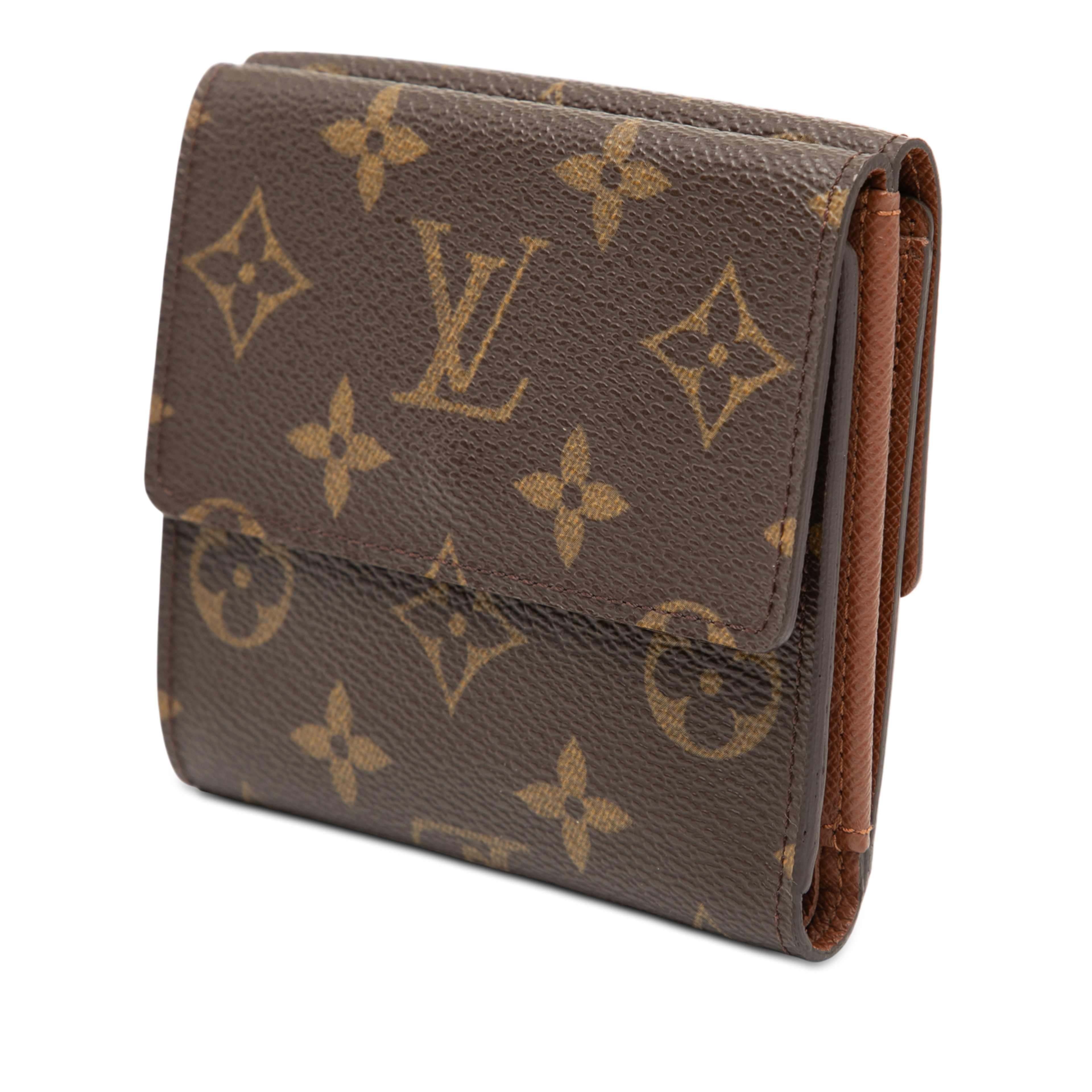 Louis Vuitton Monogram Elise Wallet, från Luxclusif, i färgen brown. Klicka för att öppna bilden i stort format