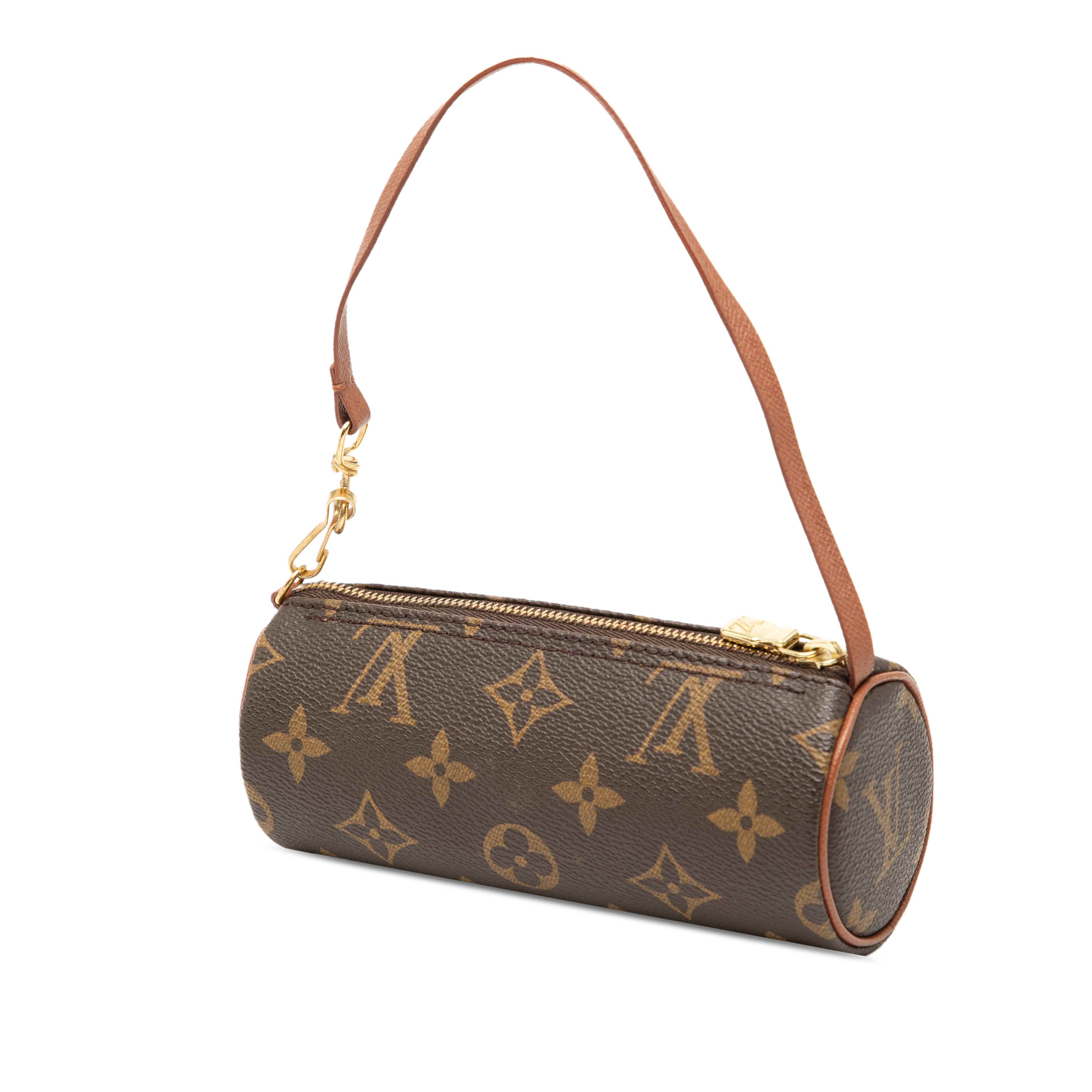 Louis Vuitton Monogram Papillon Pochette, från Luxclusif, i färgen brown. Klicka för att öppna bilden i stort format