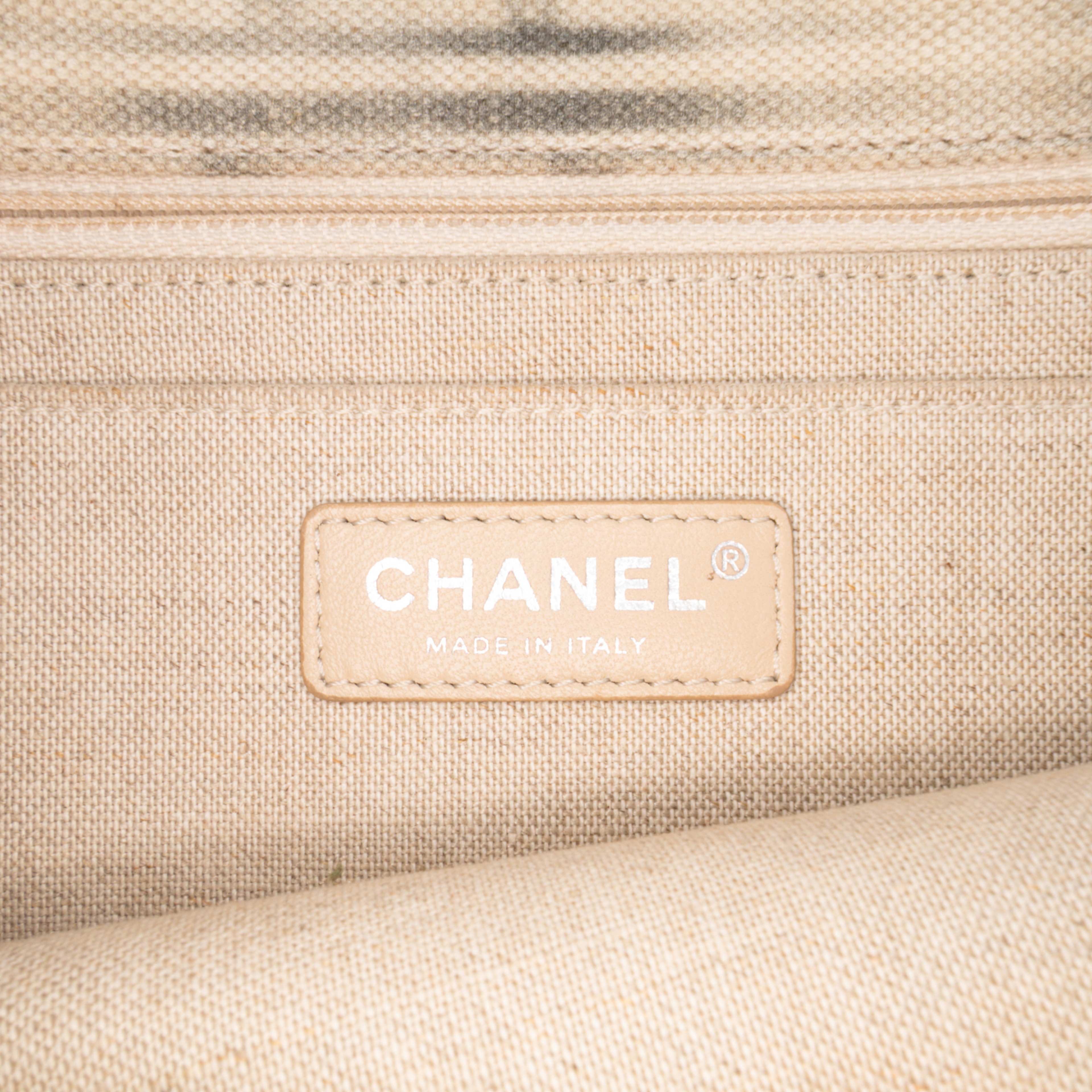 Chanel Canvas Iliad Flap Clutch