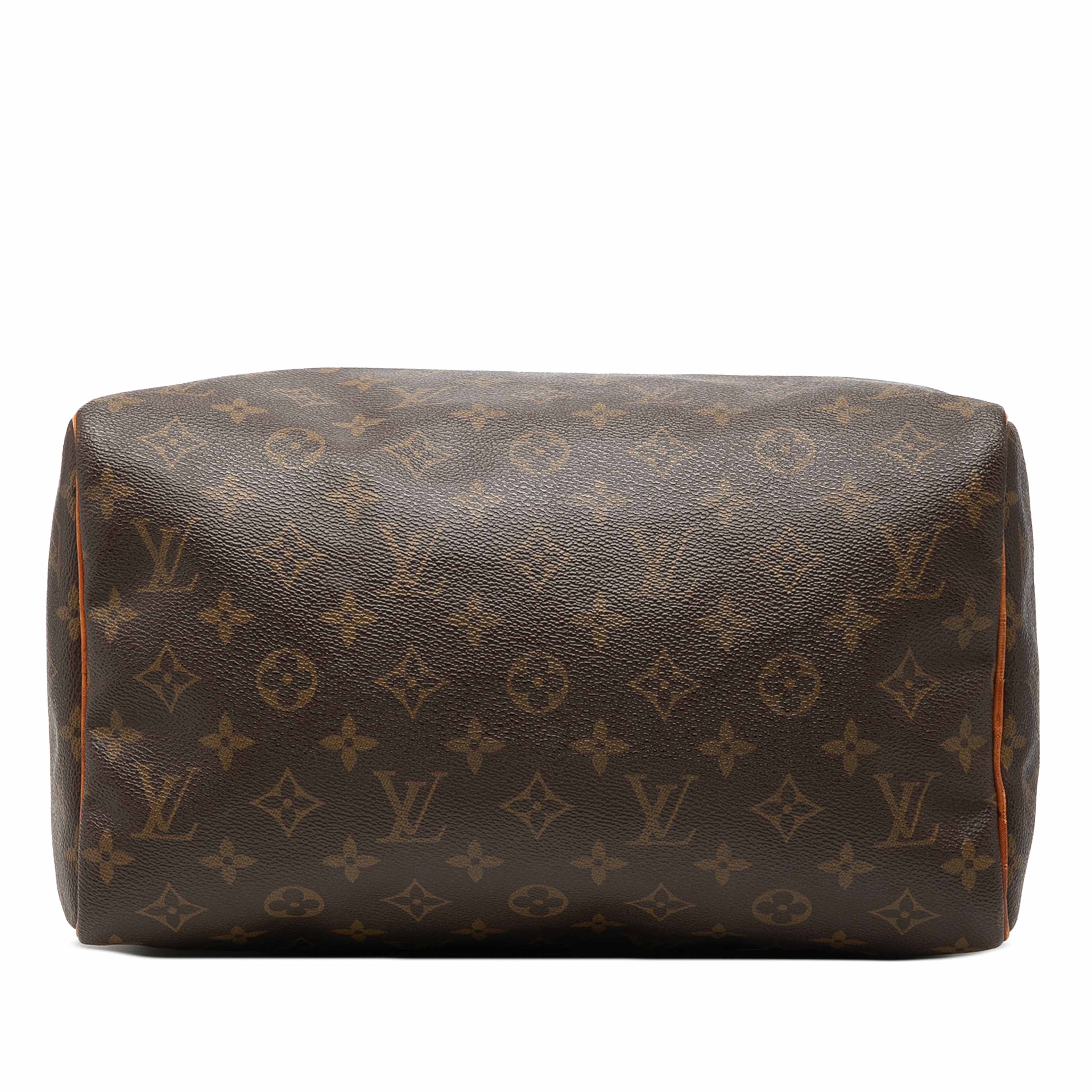 Louis Vuitton Monogram Speedy 30, från Luxclusif, i färgen brown. Klicka för att öppna bilden i stort format
