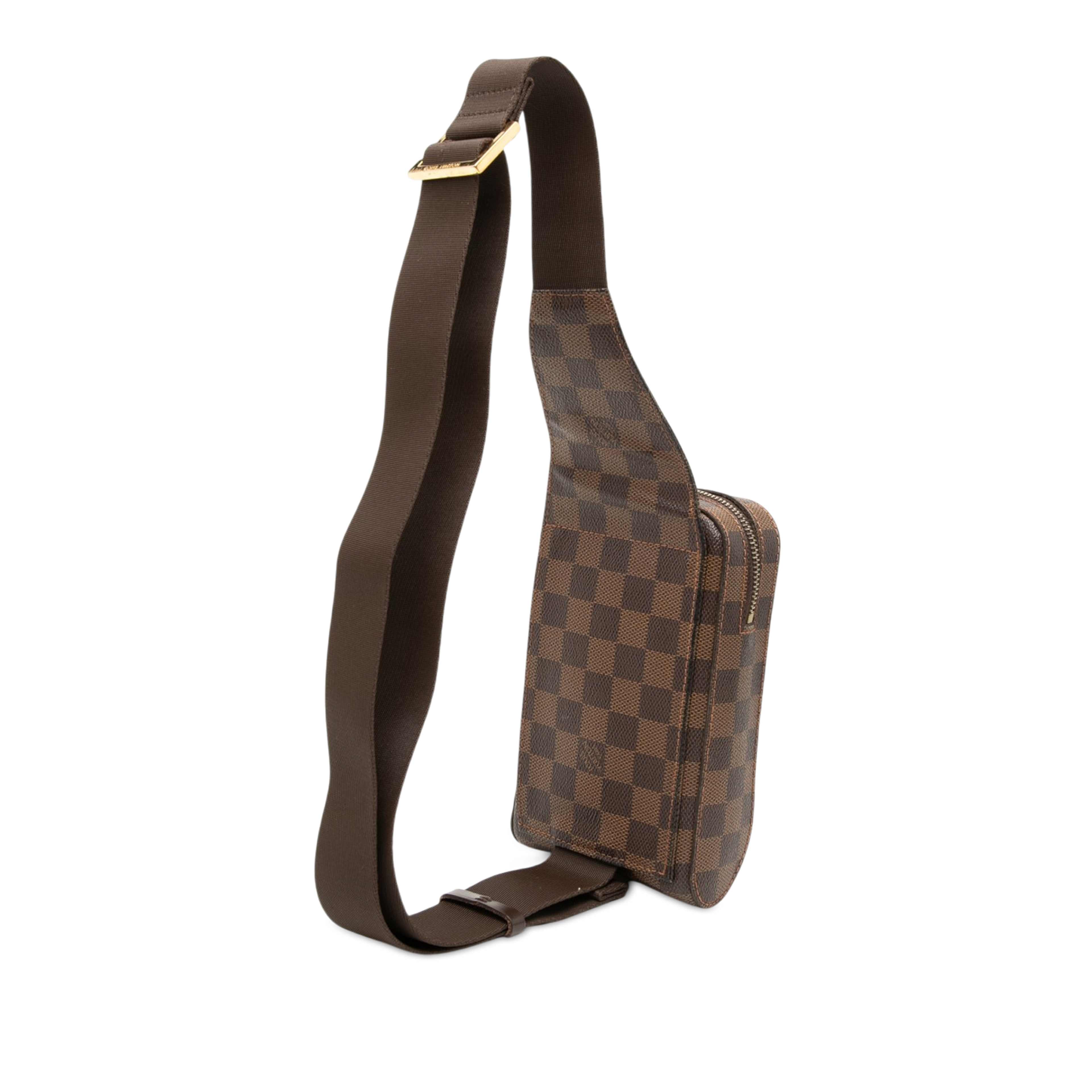 Louis Vuitton Damier Ebene Geronimos, från Luxclusif, i färgen brun. Klicka för att öppna bilden i stort format