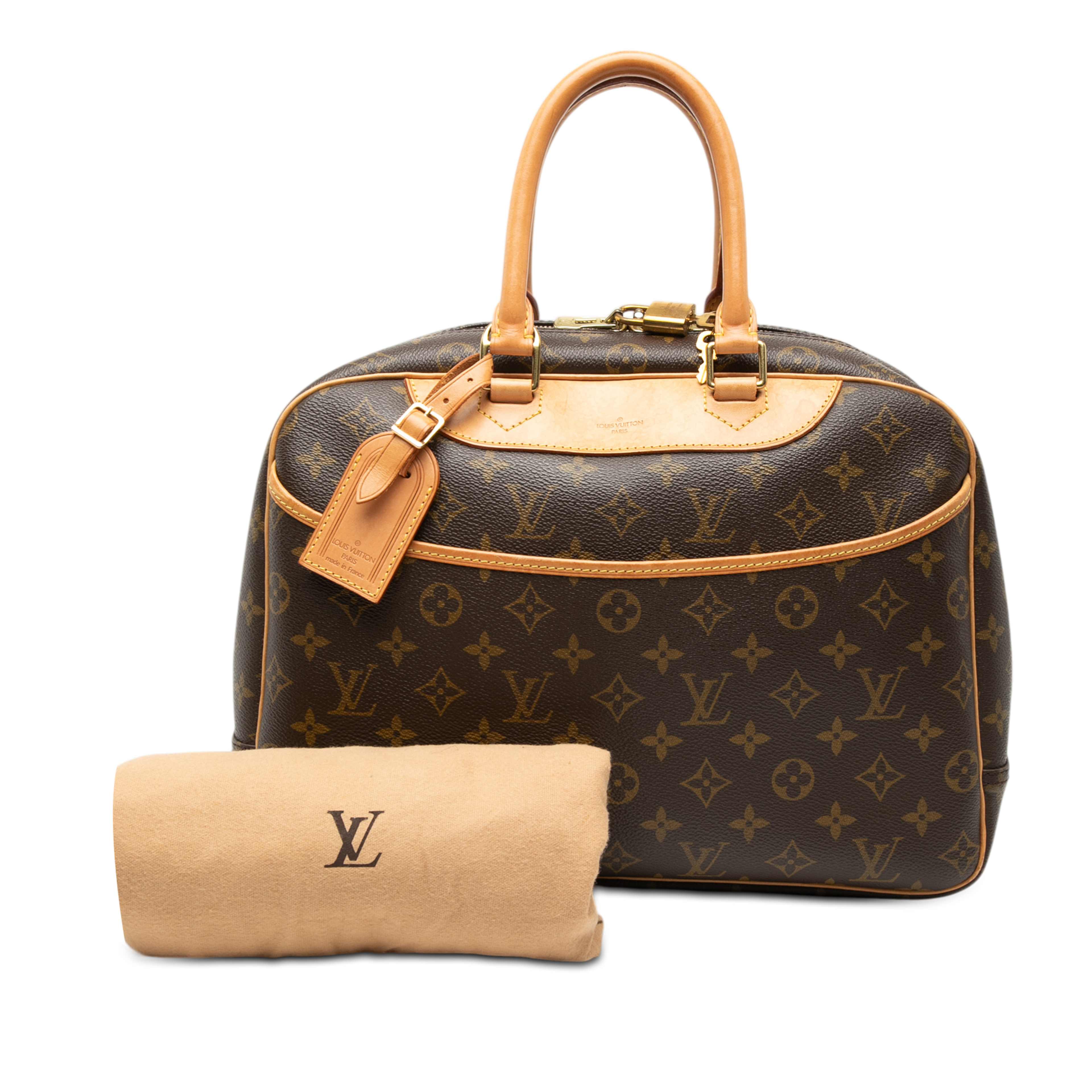 Louis Vuitton Monogram Deauville, från Luxclusif, i färgen brun. Klicka för att öppna bilden i stort format