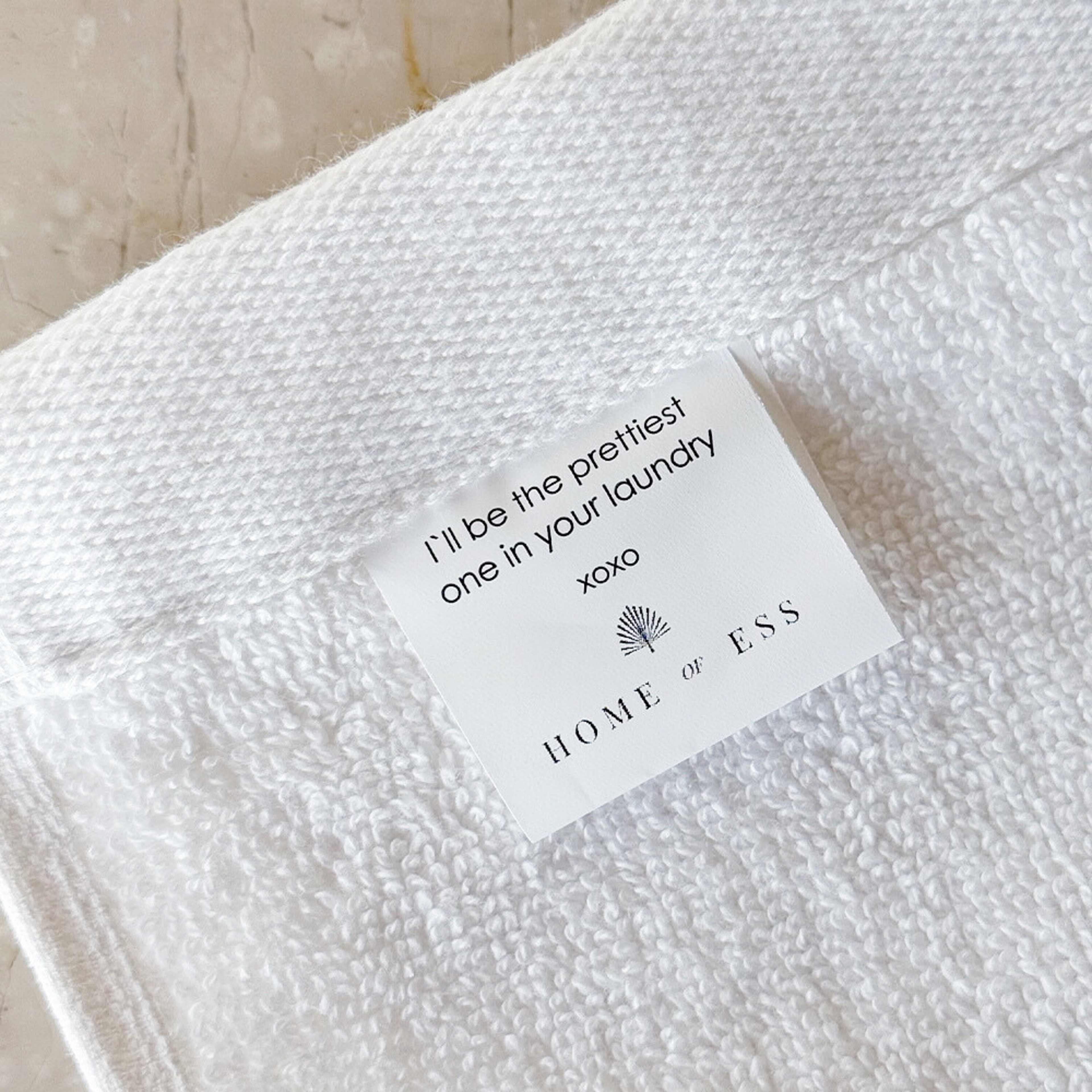 Fluffy Habits - Ansiktshandduk 30x30cm, Set Of 4, från Home of ESS, i färgen white. Klicka för att öppna bilden i stort format