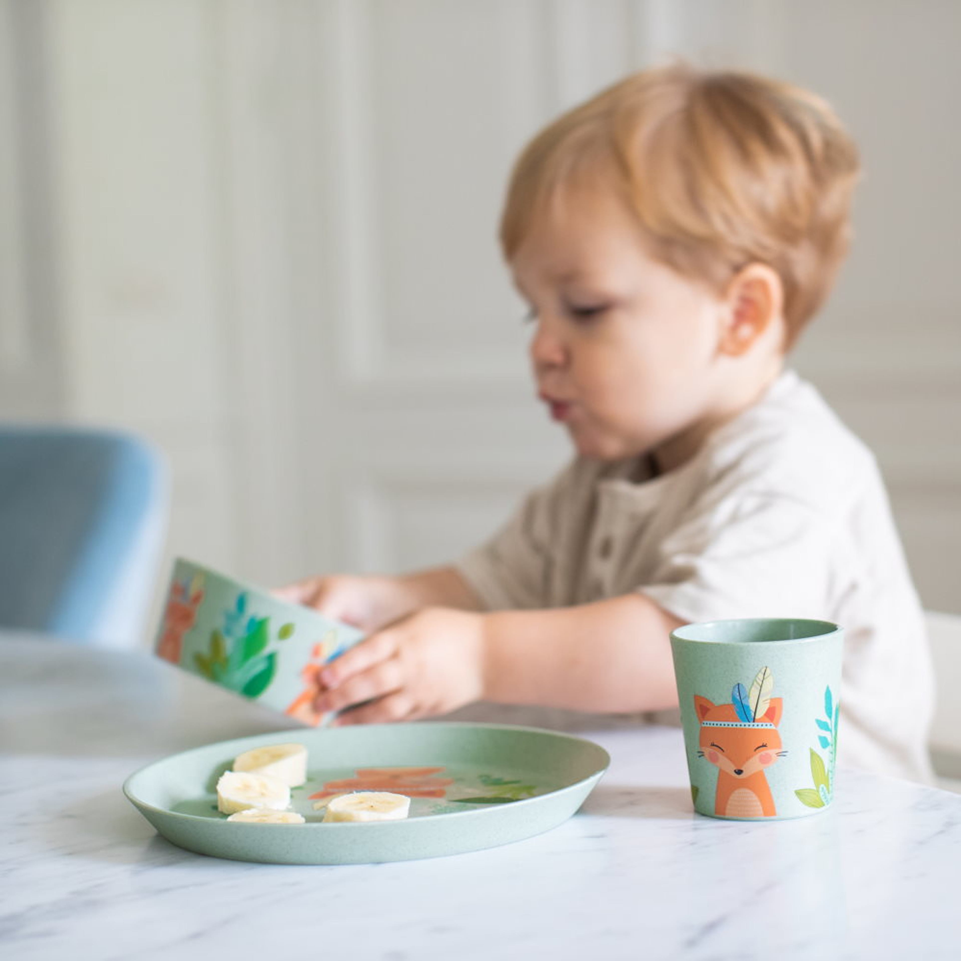 Connect Barnservis 3 Delar Tallrik/skål/mugg Harry