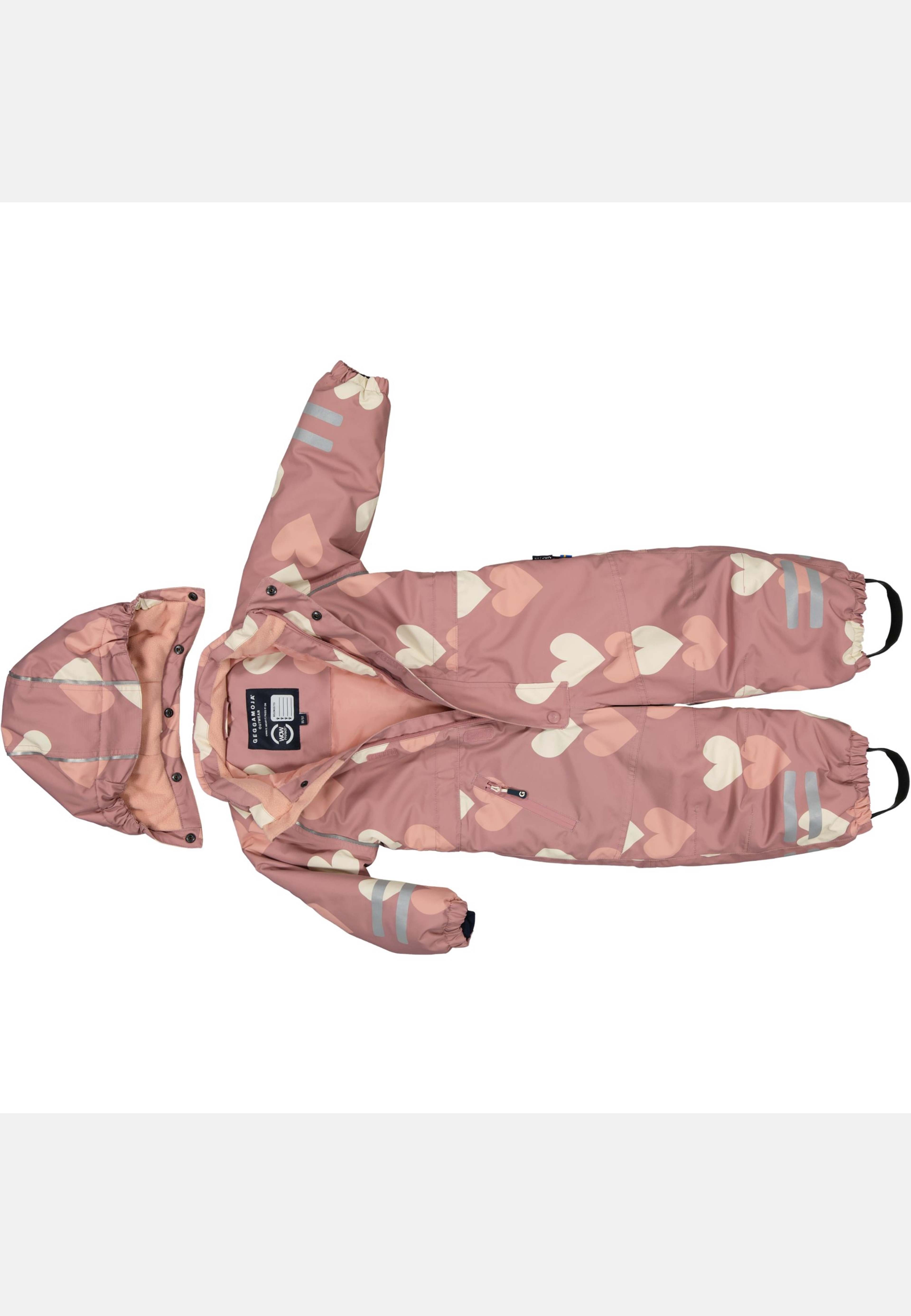 Vinteroverall Unitoddler, från Geggamoja, i färgen rosa. Klicka för att öppna bilden i stort format
