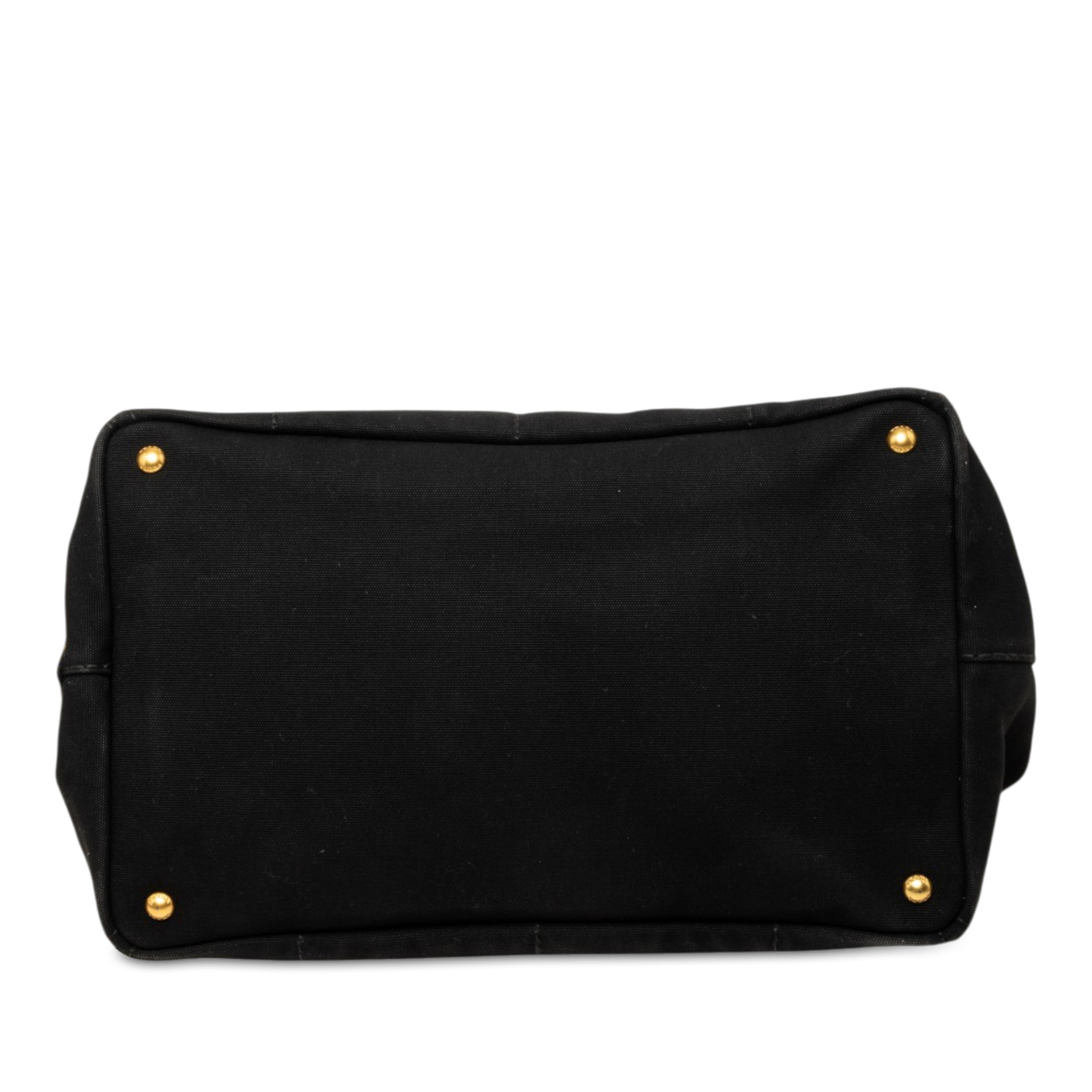 Prada Large Canvas Canapa Logo Tote, från Luxclusif, i färgen svart. Klicka för att öppna bilden i stort format